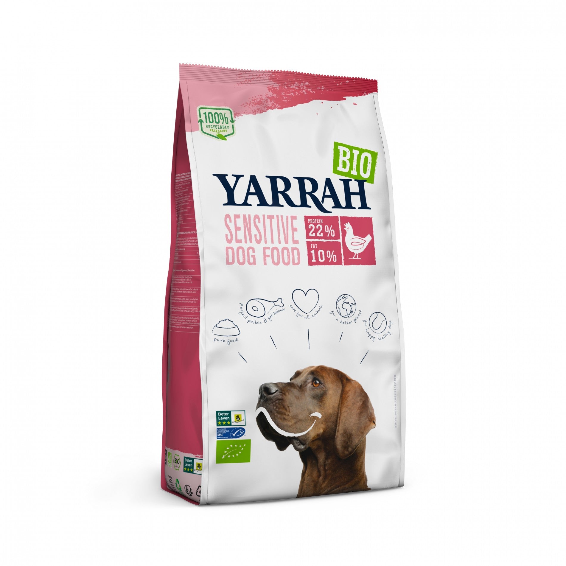 Yarrah croquettes bio pour chien sensible