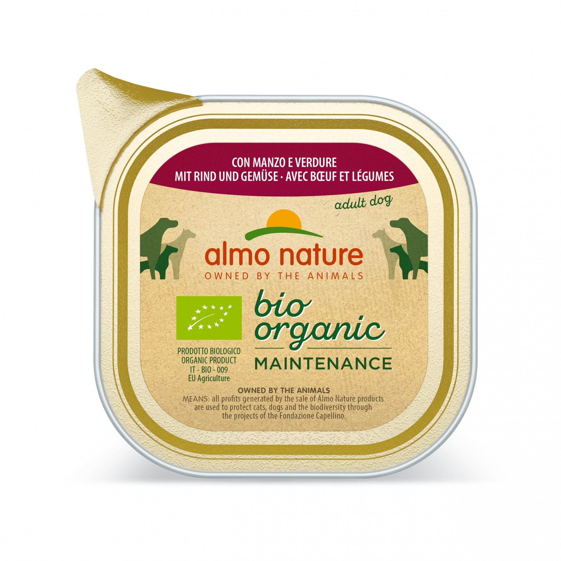 Almo Nature Pâtées Chien Adulte - Bio Organic Maintenance - 32 x 100 g