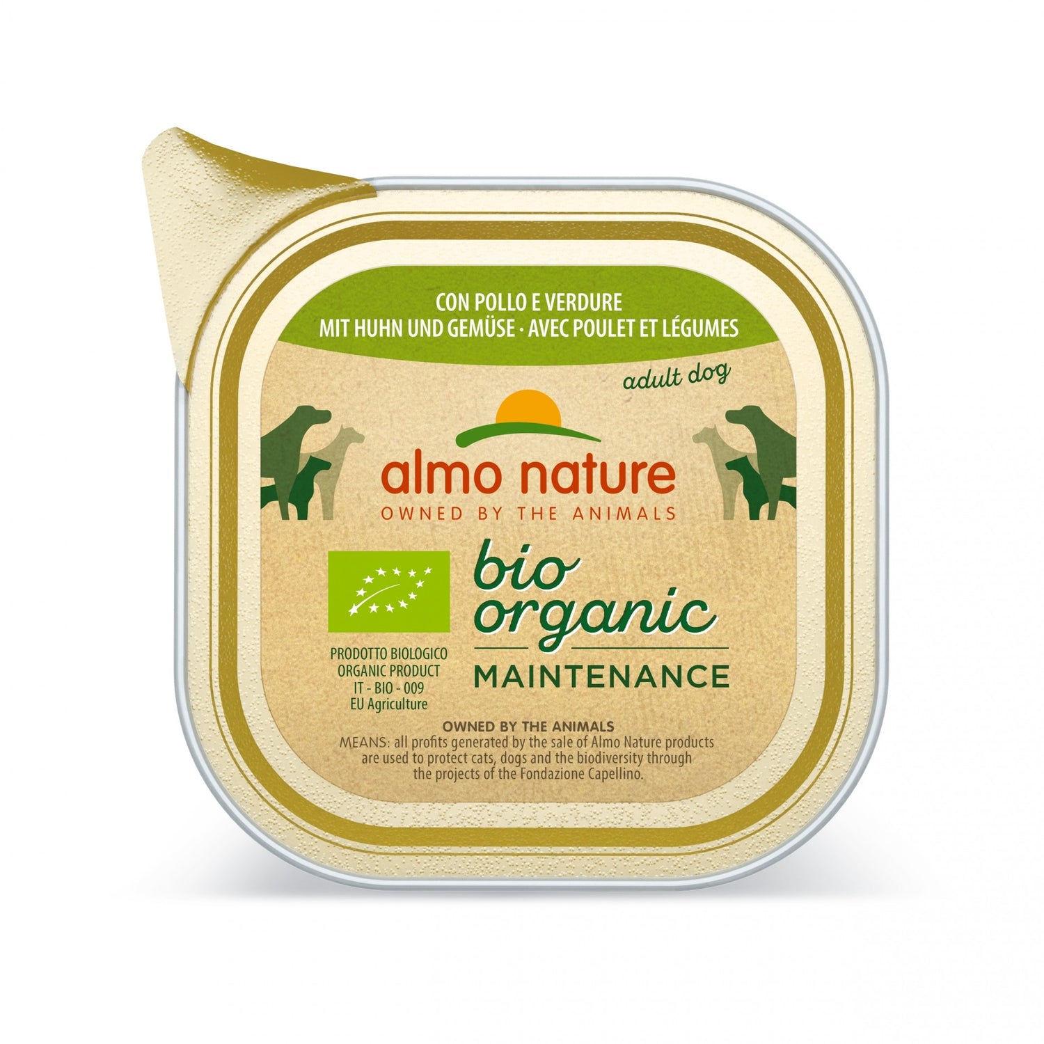 Almo Nature Pâtées Chien Adulte - Bio Organic Maintenance - 32 x 100 g