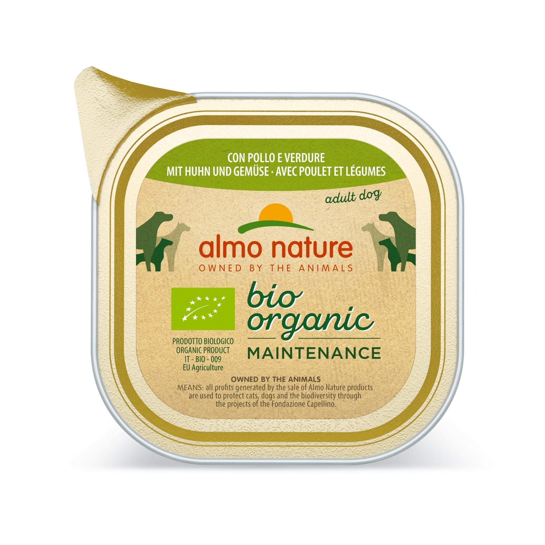 Almo Nature Pâtées Chien Adulte - Bio Organic Maintenance - 32 x 100 g