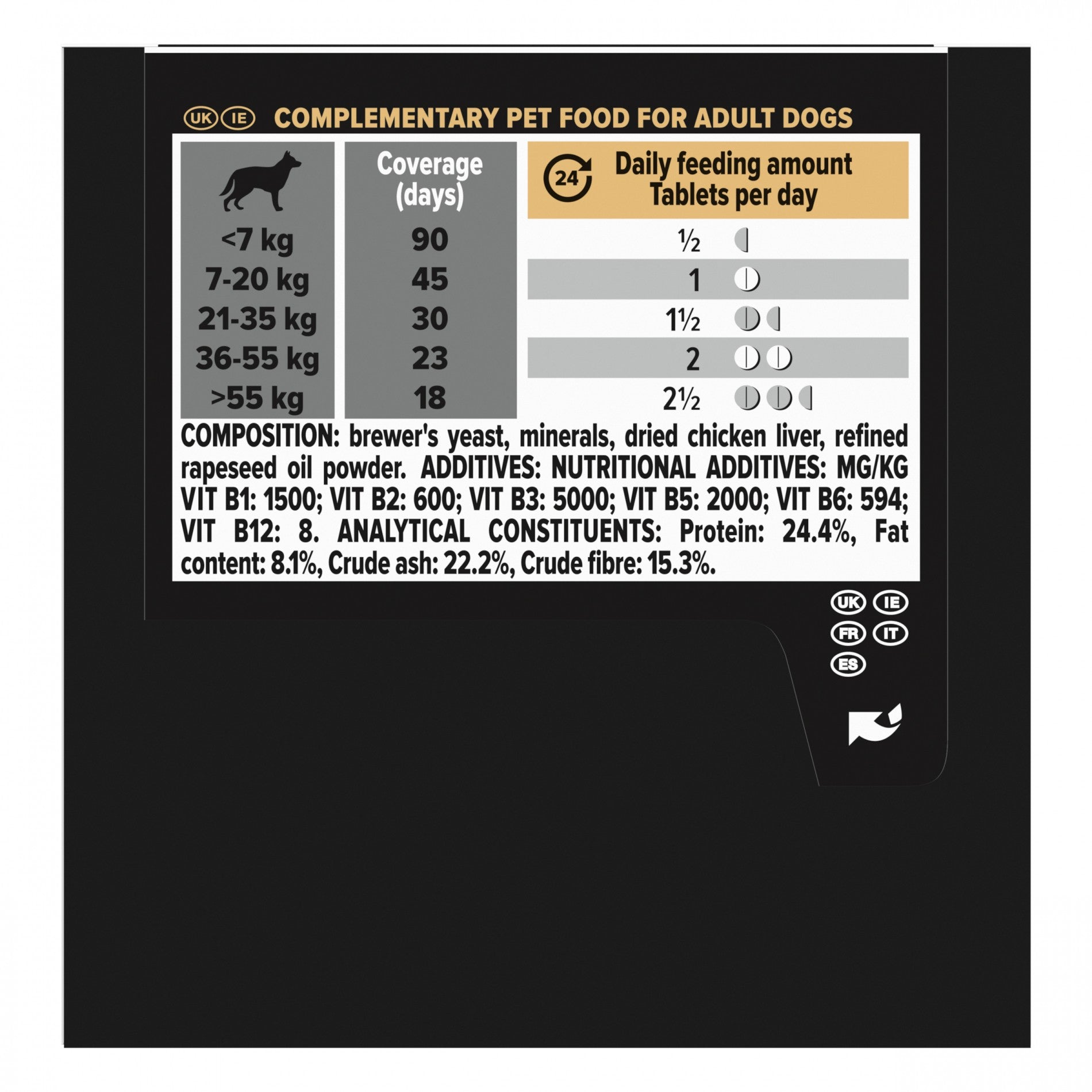 PRO PLAN Multi Vitamins+ en comprimés - Aliment complémentaire pour chien