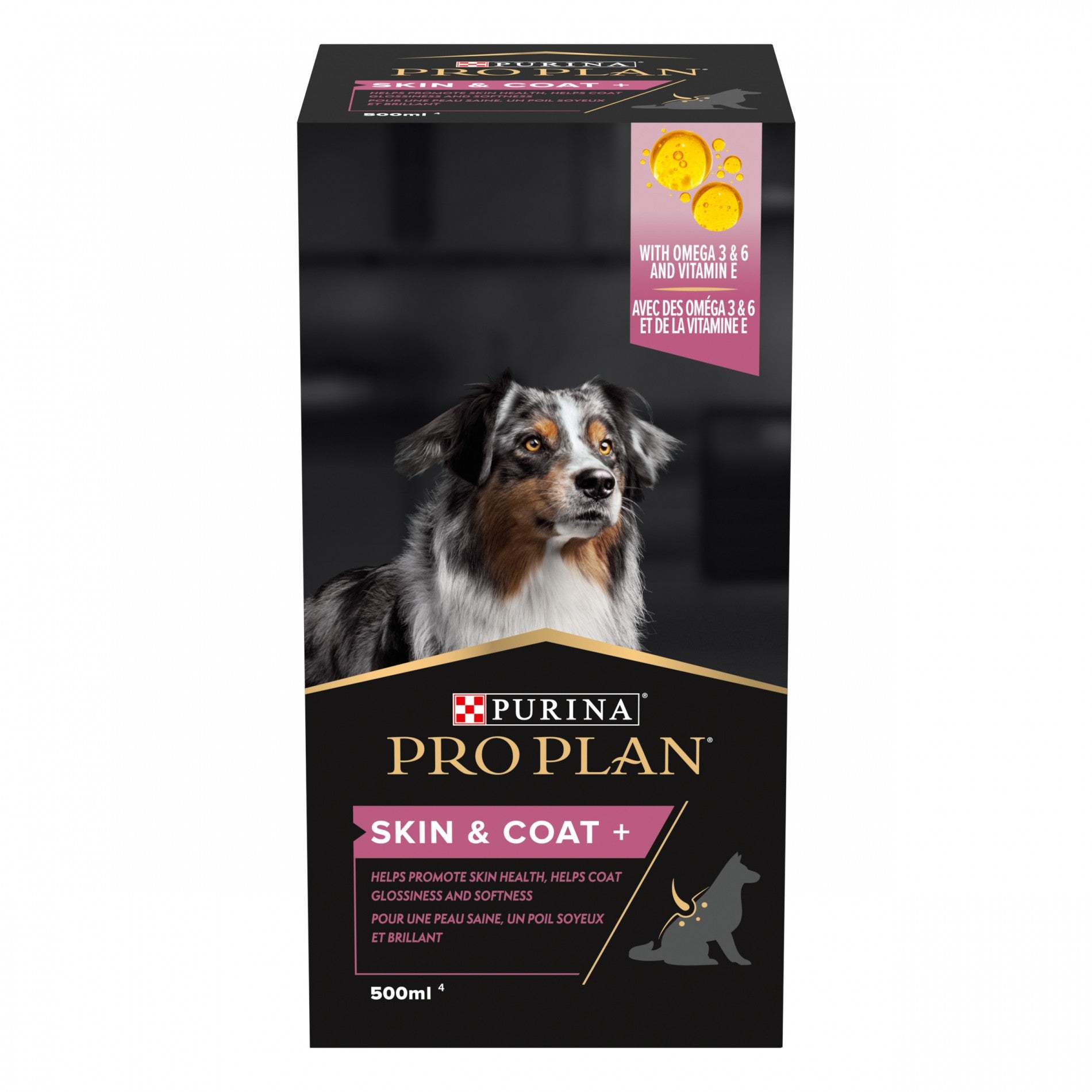 PRO PLAN® Skin & Coat+ en huile - Aliment complémentaire pour chien