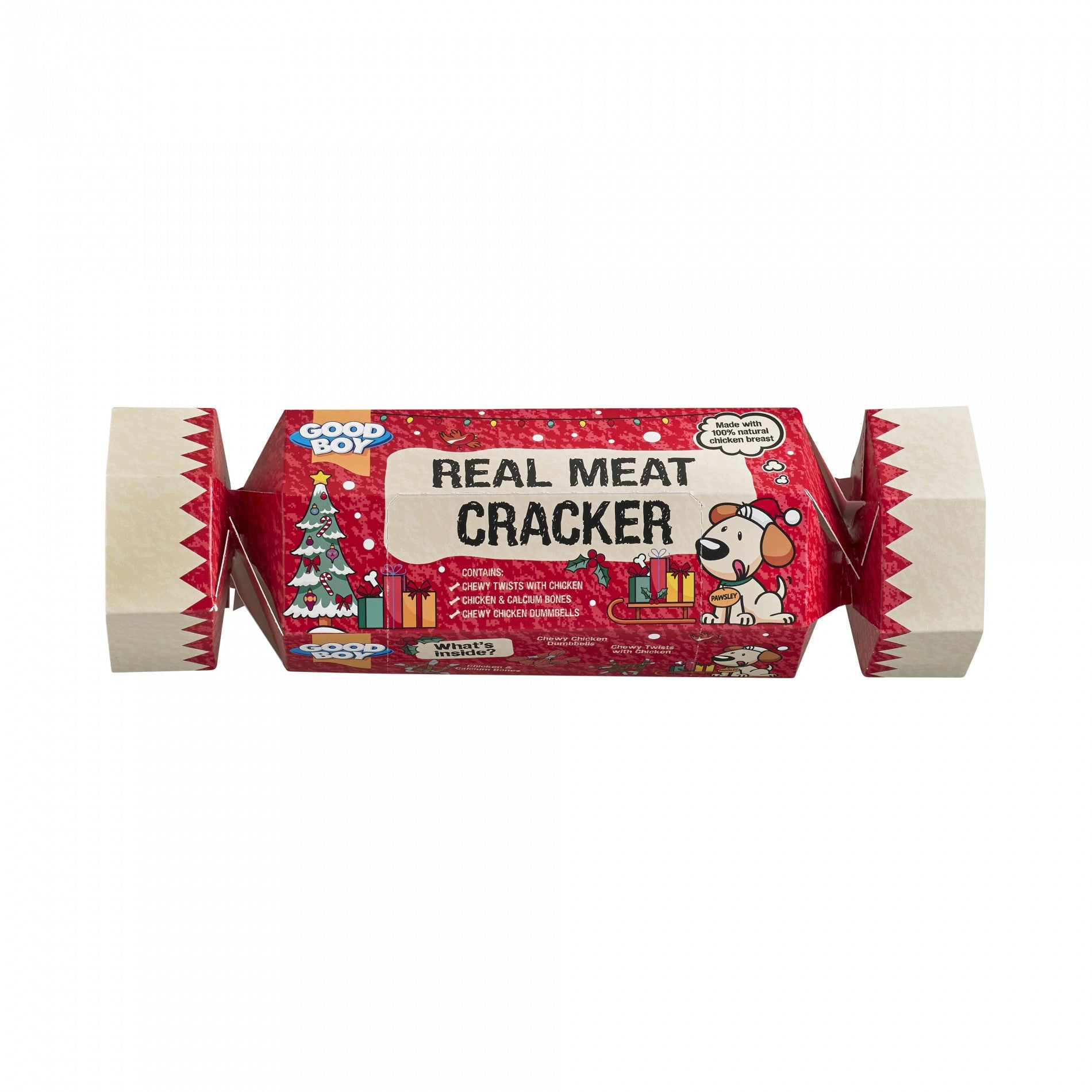 Papillote à friandises de Noël