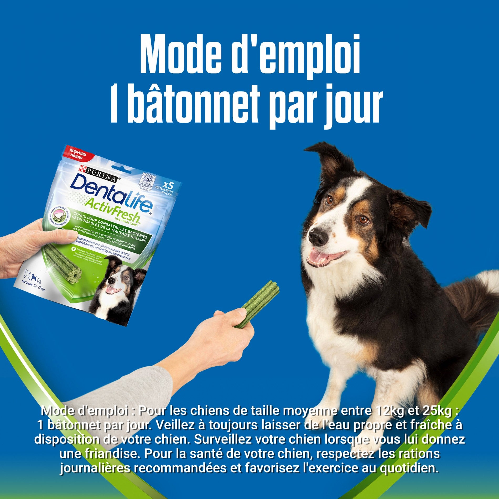 Dentalife ActivFresh en Bâtonnets - Friandises bucco-dentaires pour chien