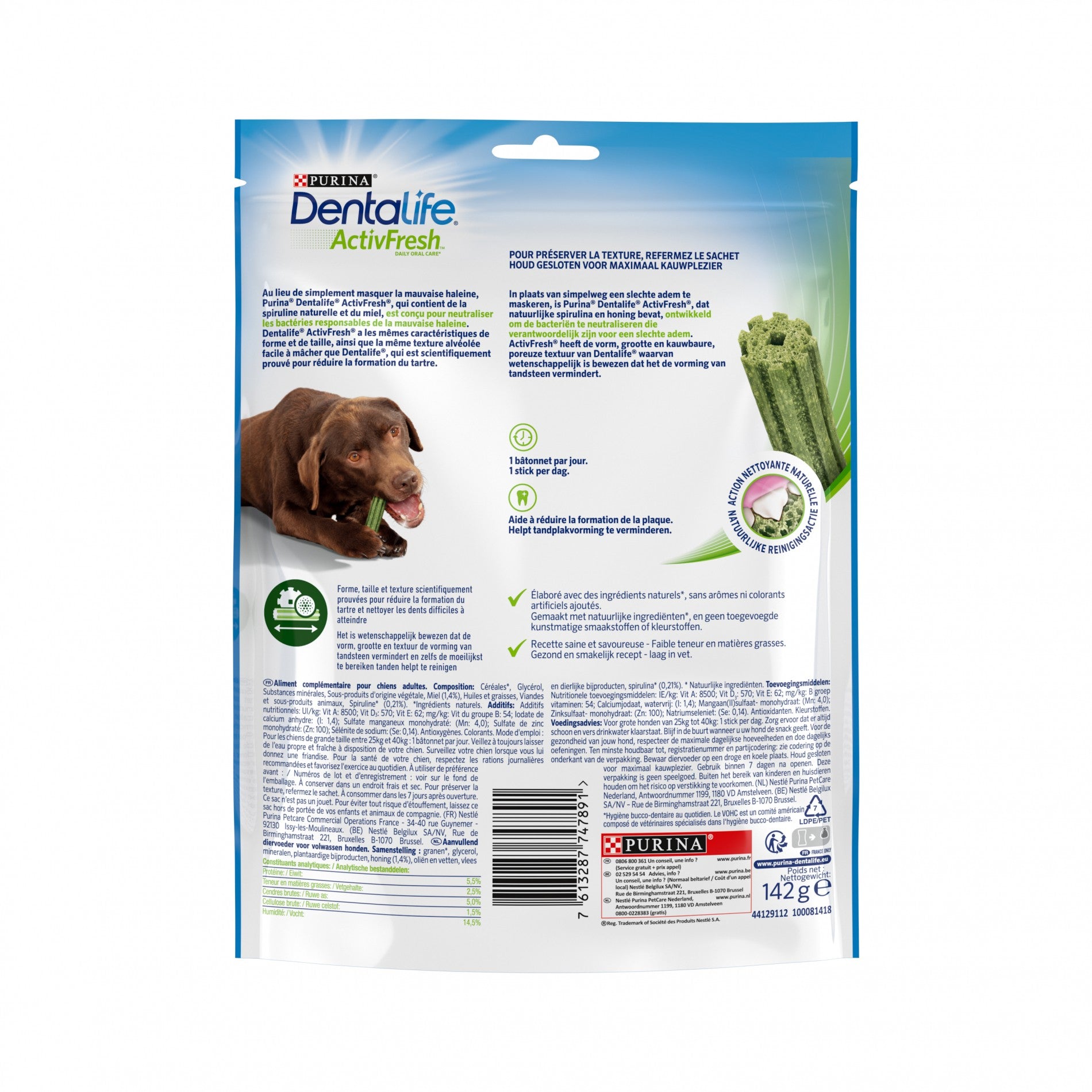 Dentalife ActivFresh en Bâtonnets - Friandises bucco-dentaires pour chien