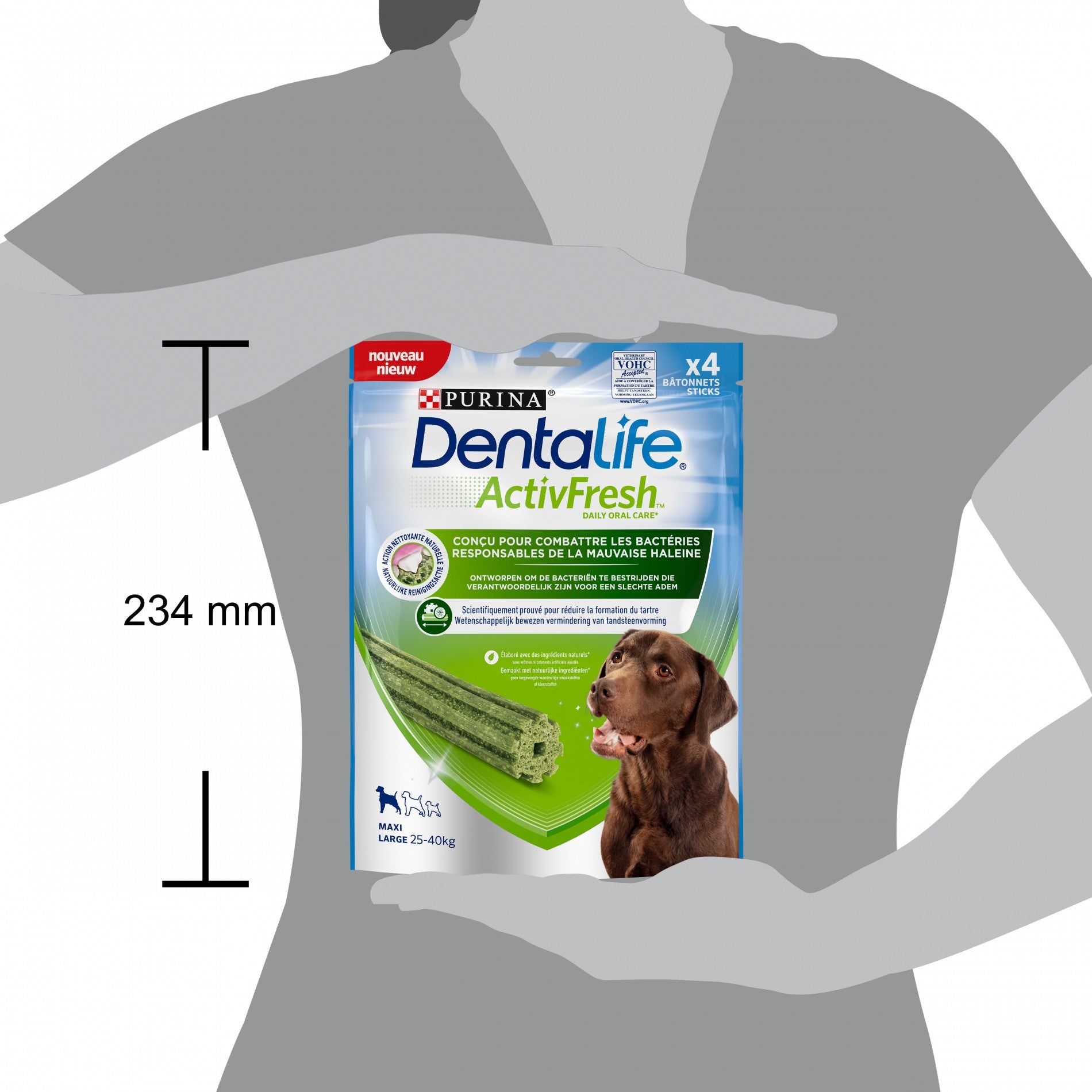 Dentalife ActivFresh en Bâtonnets - Friandises bucco-dentaires pour chien