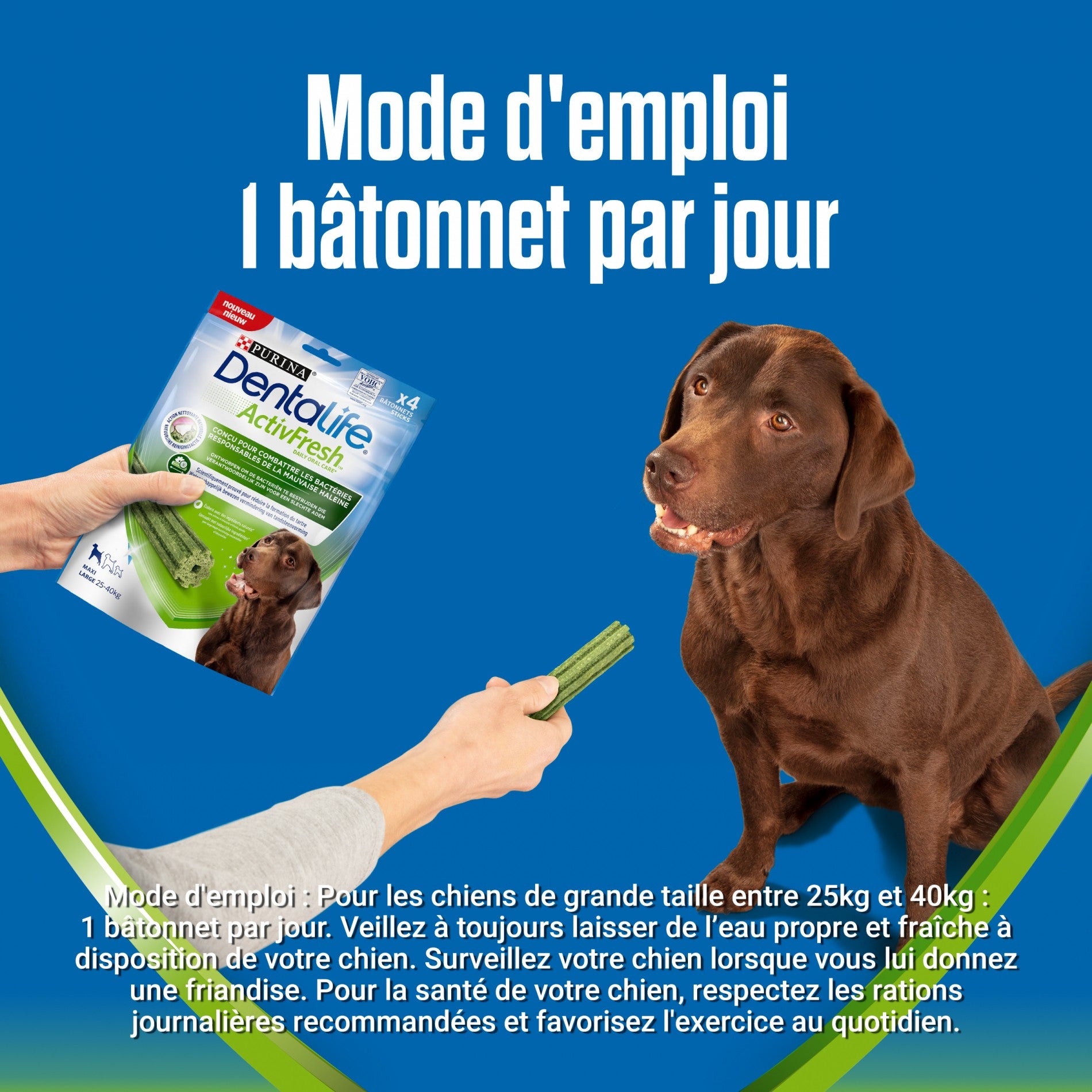 Dentalife ActivFresh en Bâtonnets - Friandises bucco-dentaires pour chien