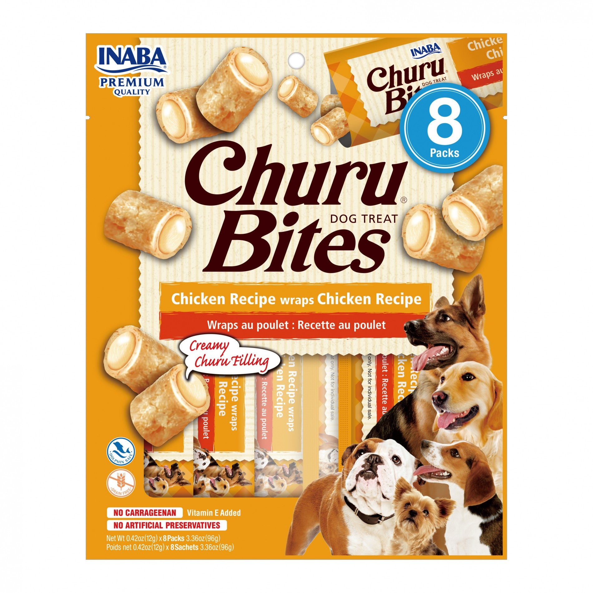 Inana Churu Bites - Friandises coeur coullant pour chien