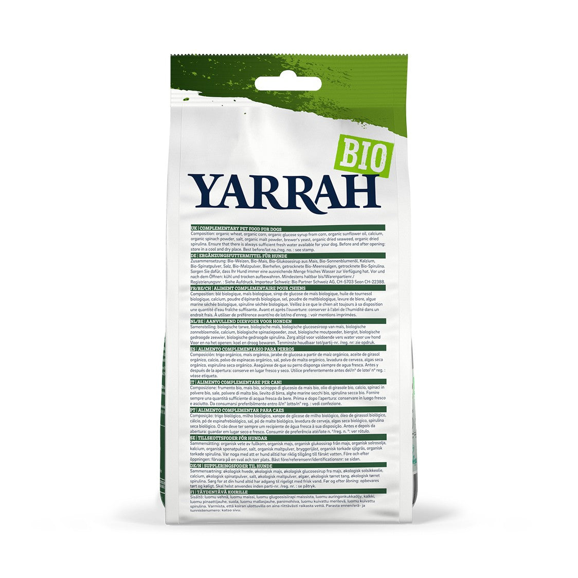 Yarrah biscuits bio végétarien pour petit chien