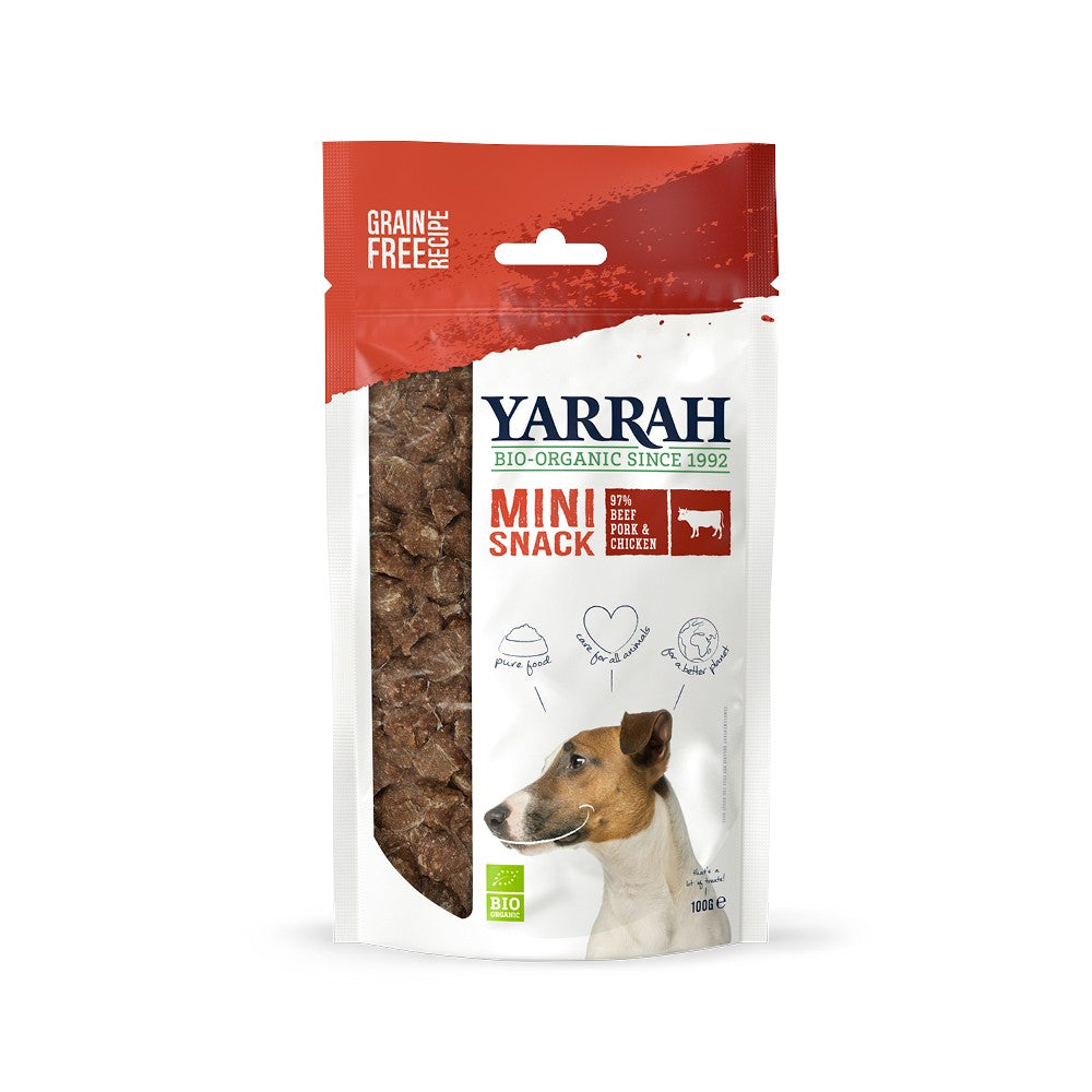 Yarrah mini snacks bio pour chien