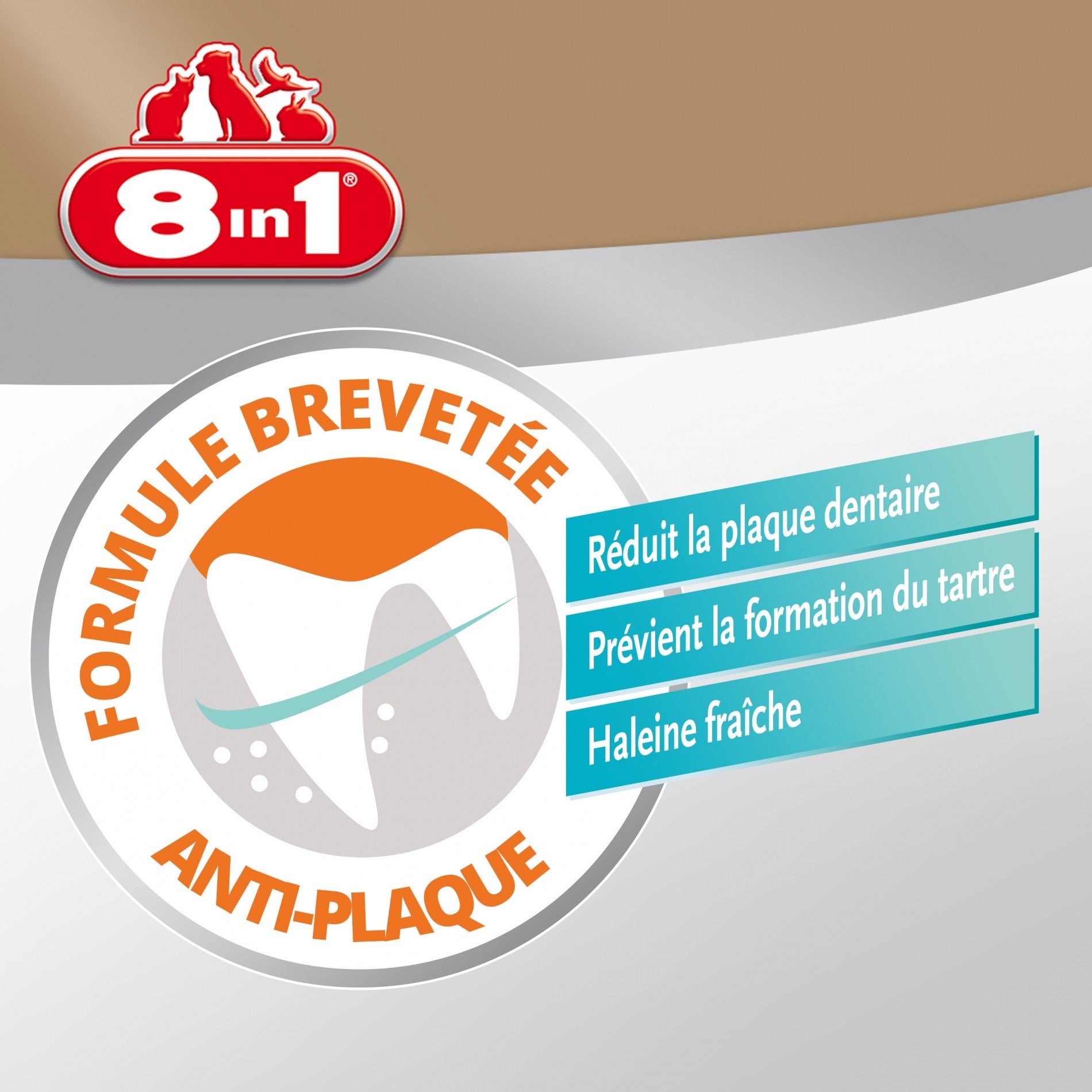 Os à mâcher Delights Pro, contre la plaque dentaire