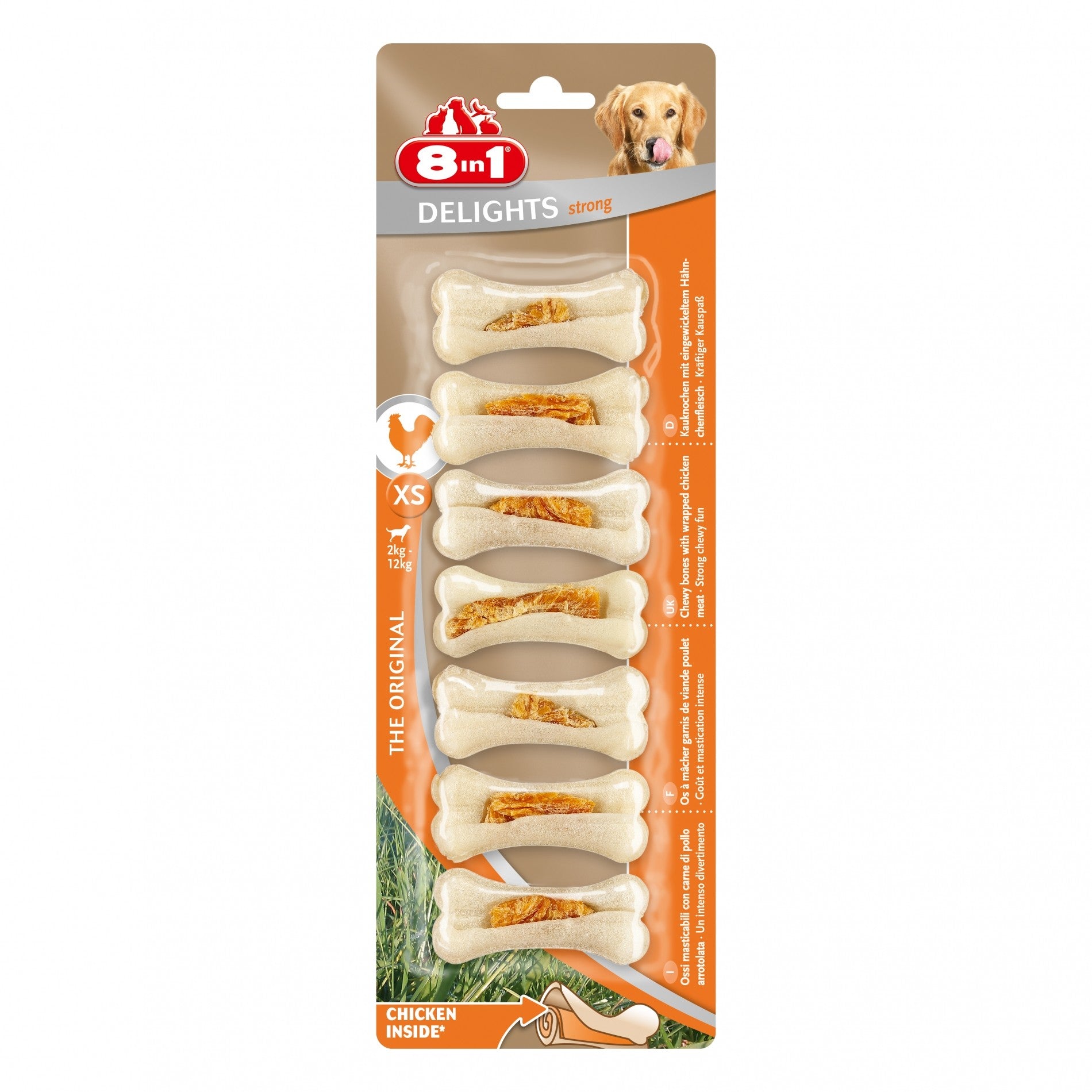 Os à mâcher Delights Strong, mastication intense