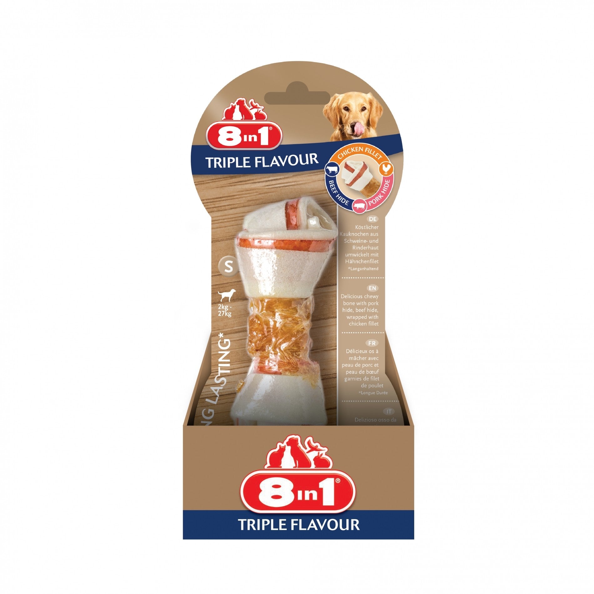 Os à mâcher Triple Flavour 8in1