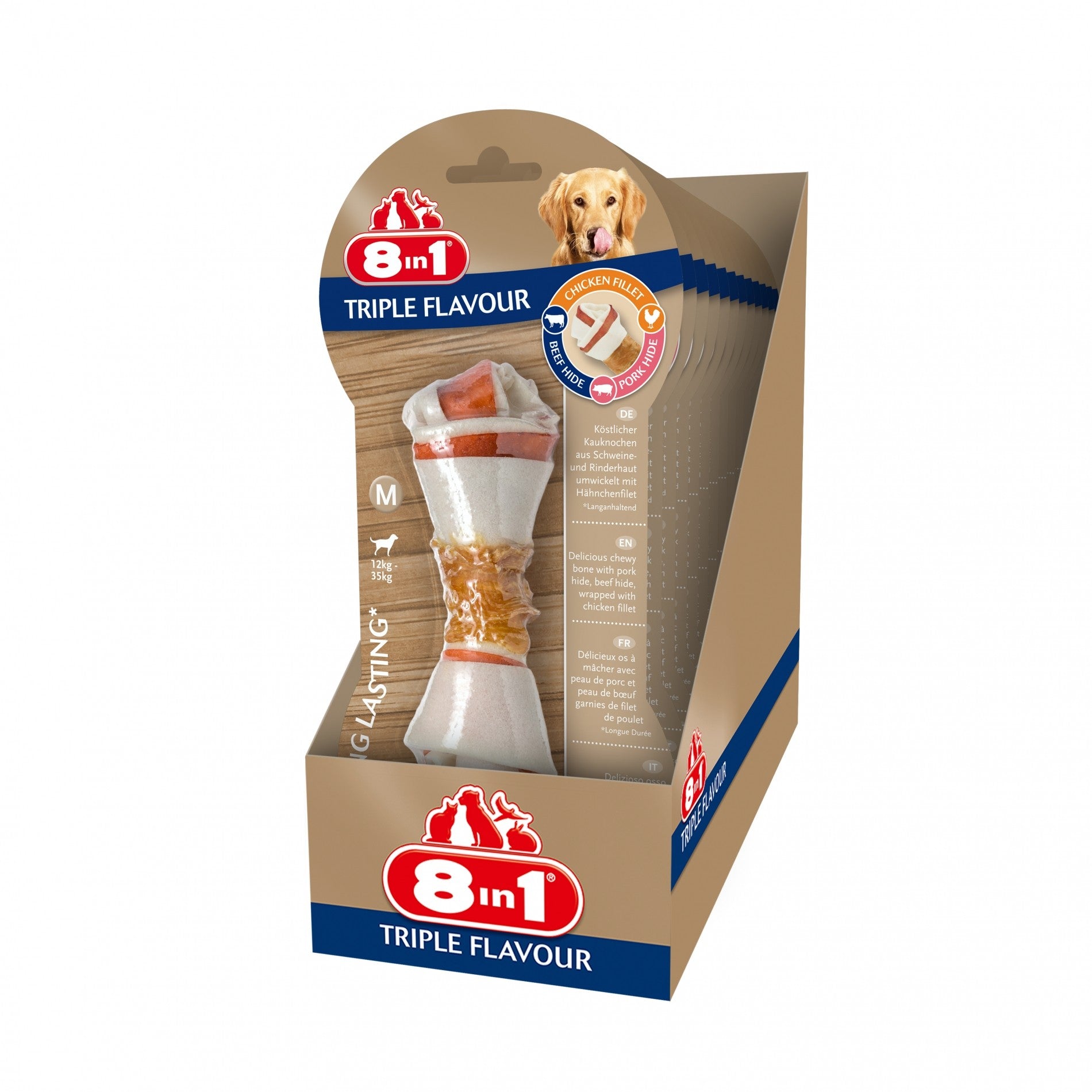 Os à mâcher Triple Flavour 8in1