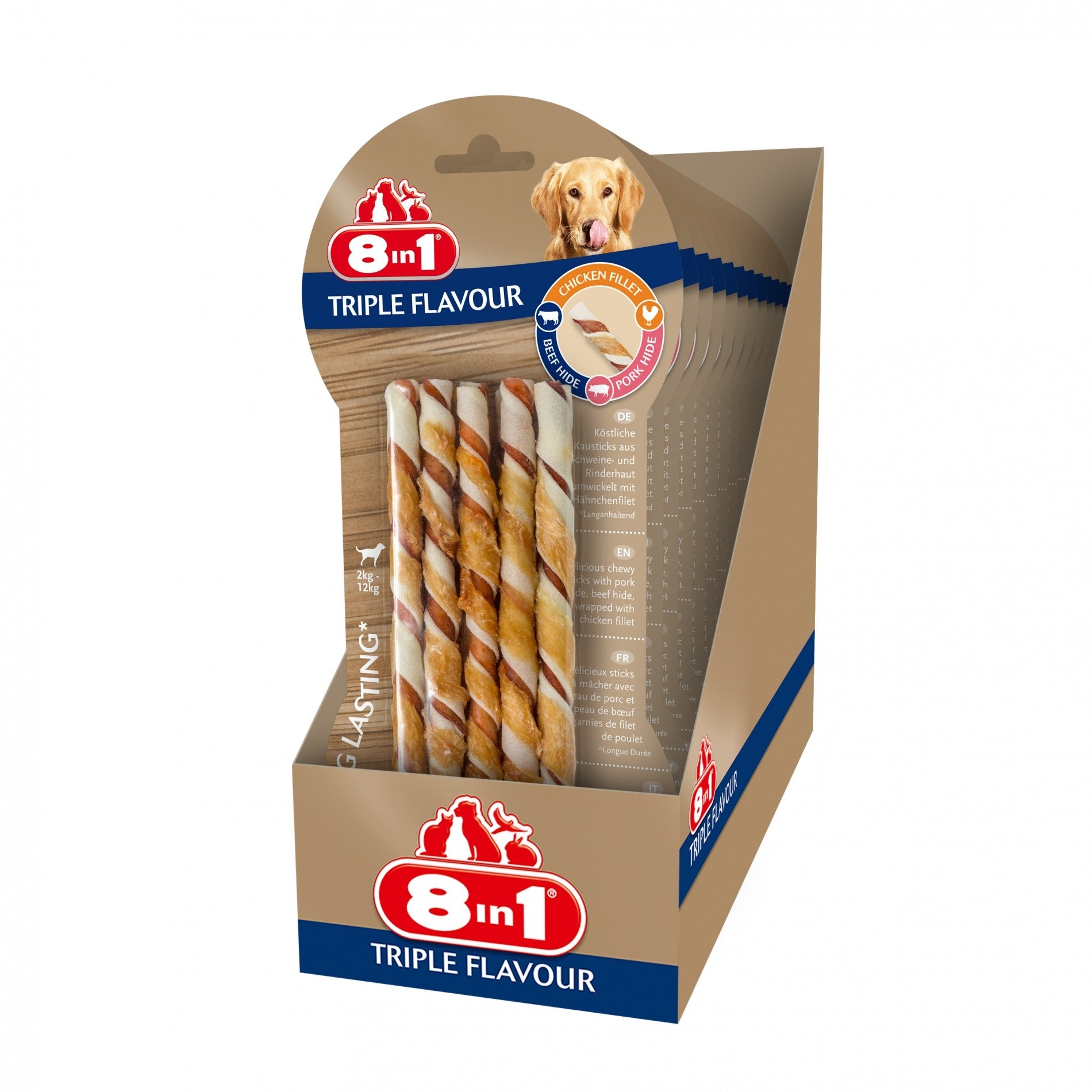 Os à mâcher Triple Flavour 8in1