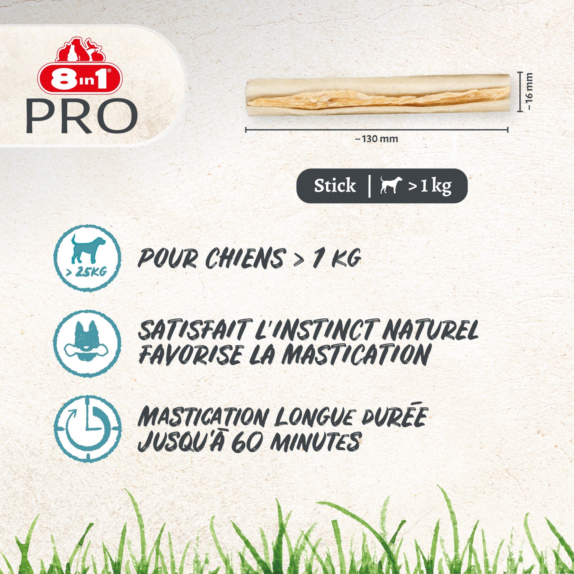 Bâtonnets à mâcher 8in1 Pro Dental Stick