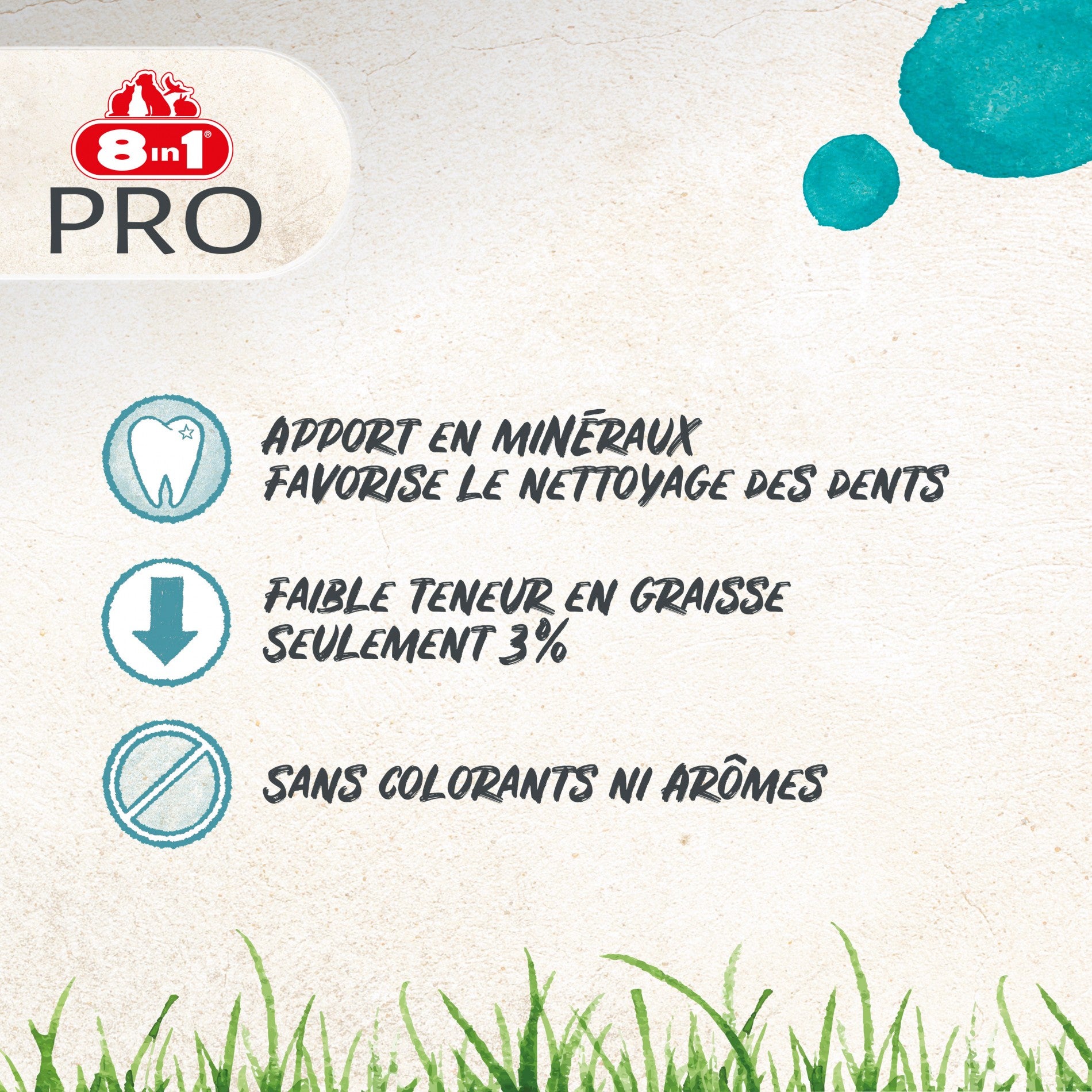 Bâtonnets à mâcher 8in1 Pro Dental Stick