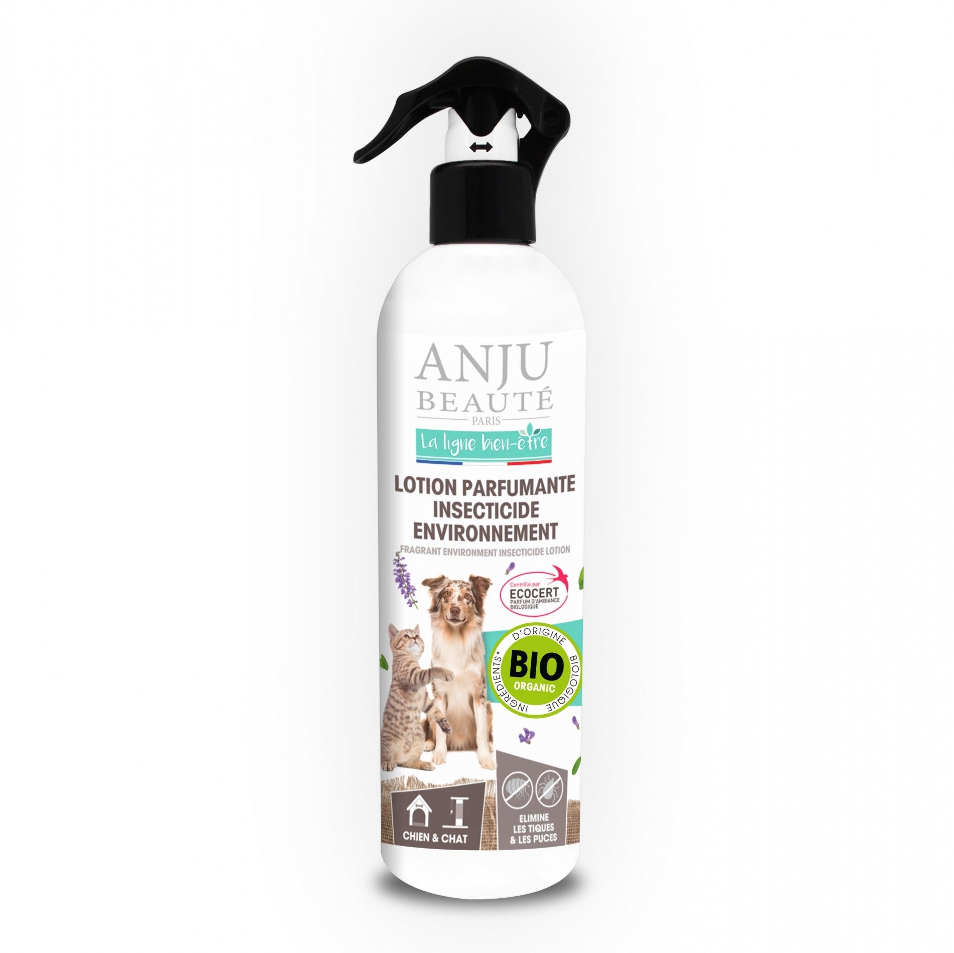 Lotion parfumante insecticide environnement