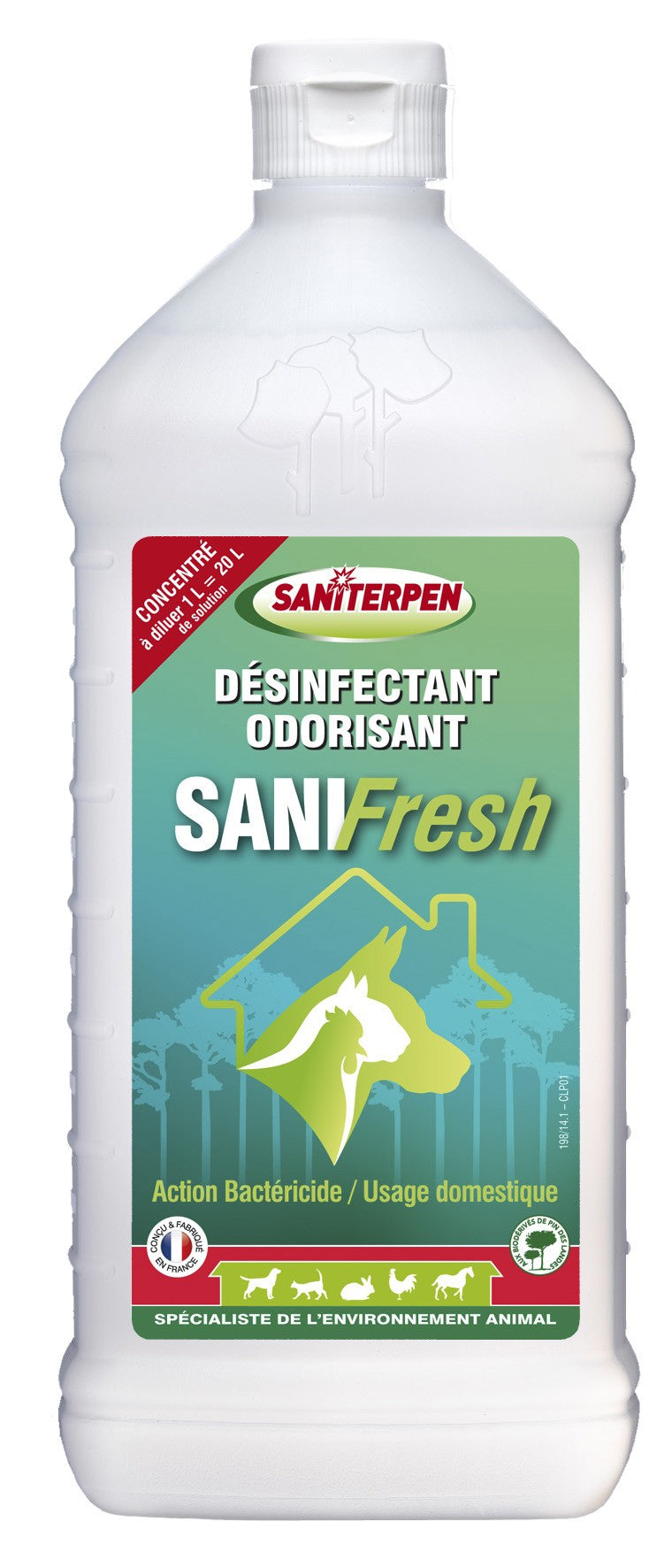 Désinfectant odorisant Sanifresh