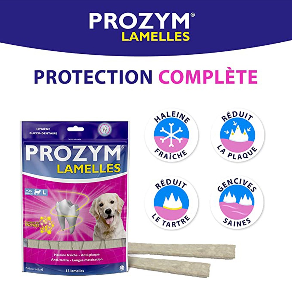 Prozym lamelles à mâcher - Lots économiques - 15 lamelles