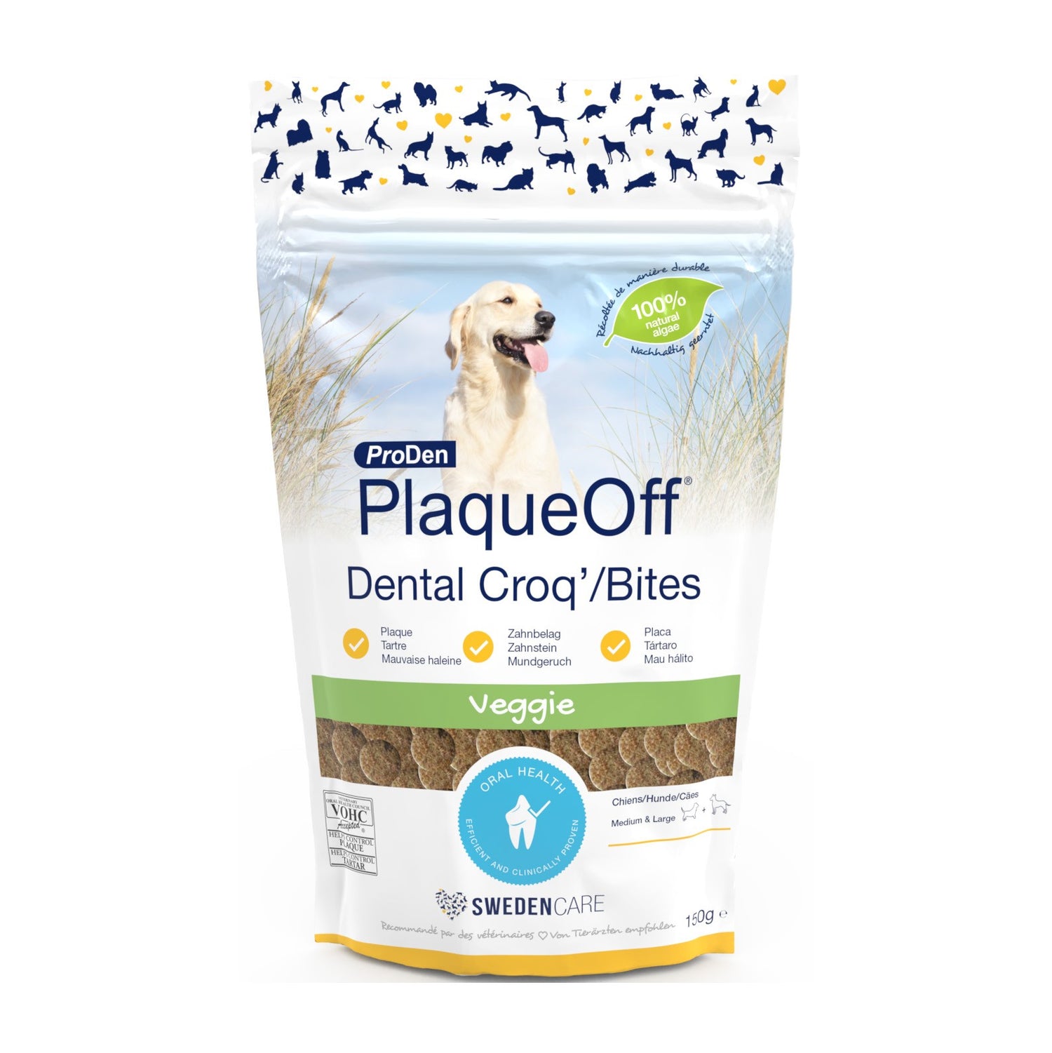 PlaqueOff Chien - Dental Croq’ - Veggies