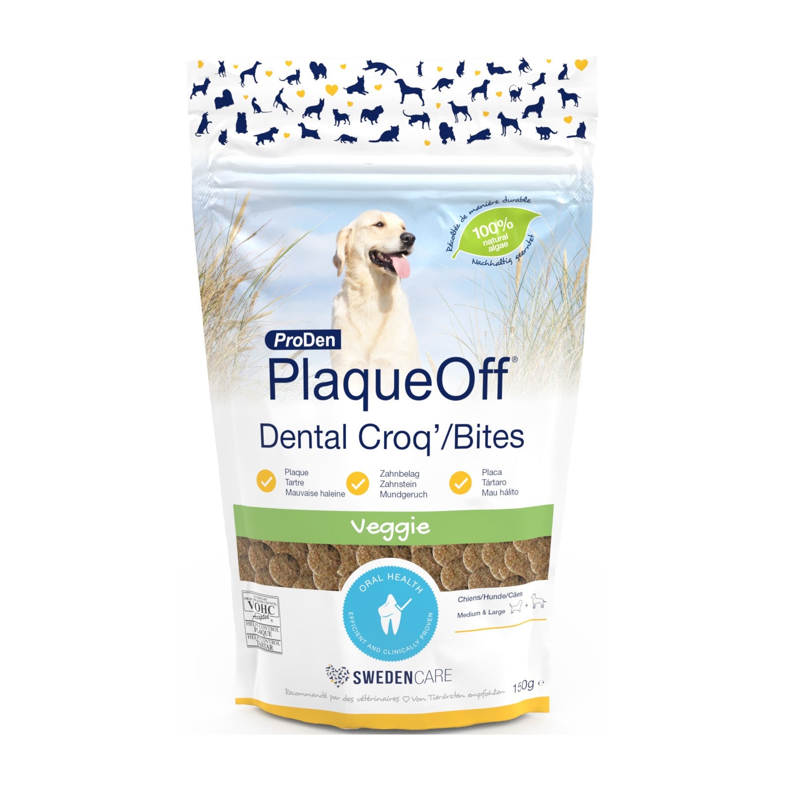 PlaqueOff Chien - Dental Croq’ - Veggies
