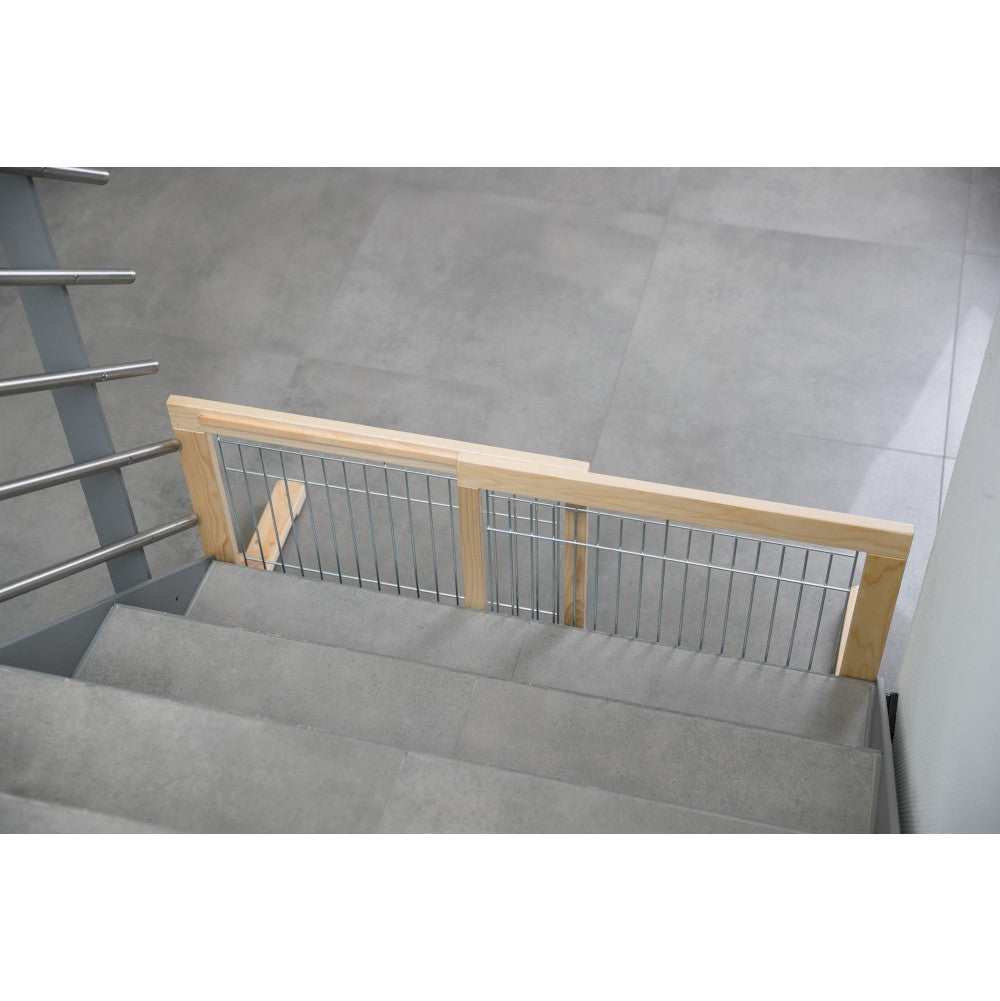 Barrière extensible en bois