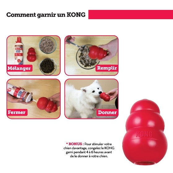 Jouet Extreme KONG - Jouet à mâcher ultra-résistant pour chien
