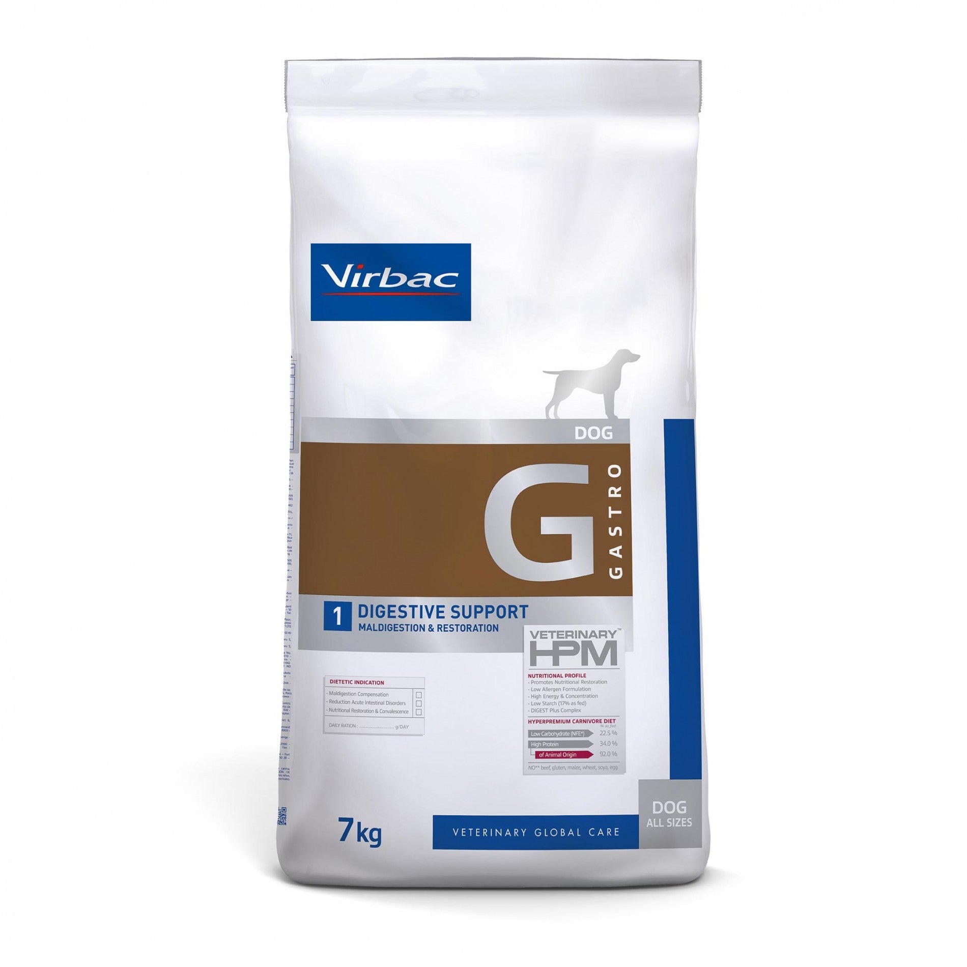 VIRBAC VETERINARY HPM Diététique Gastro Digestive Support