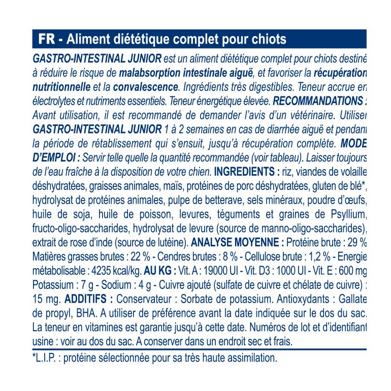 Royal Canin Veterinary Gastro Intestinal Puppy