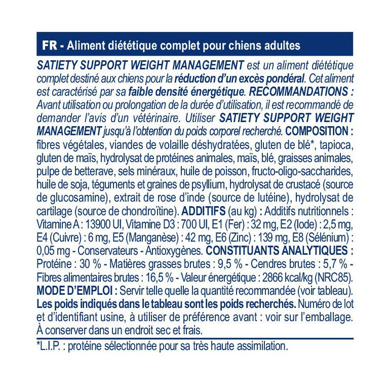 Royal Canin Veterinary Satiety Weight Management - Aliment pour chien