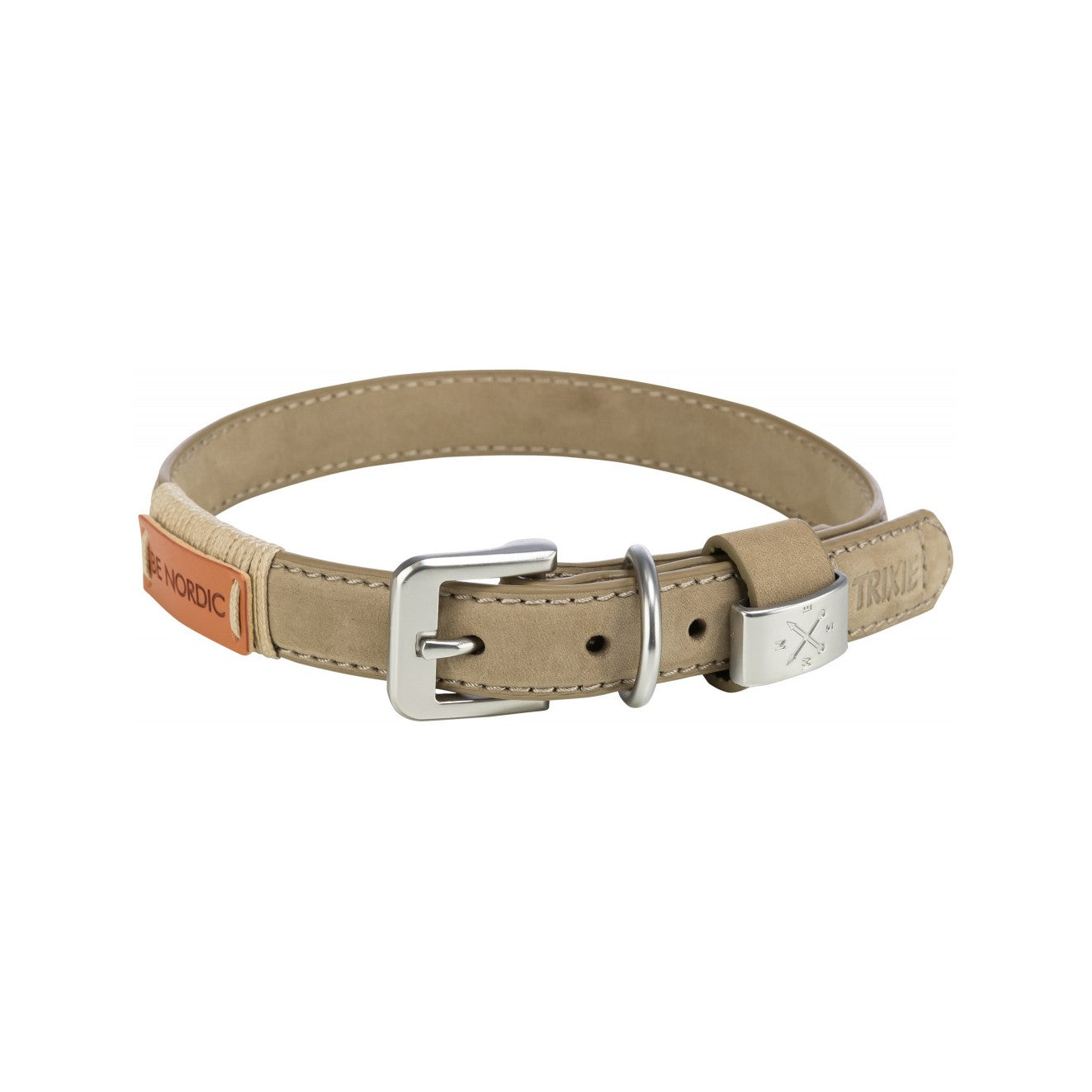 Collier en cuir Be Nordic - Beige