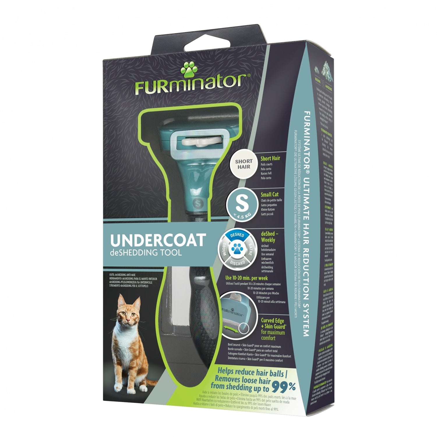 Brosse Furminator poils courts