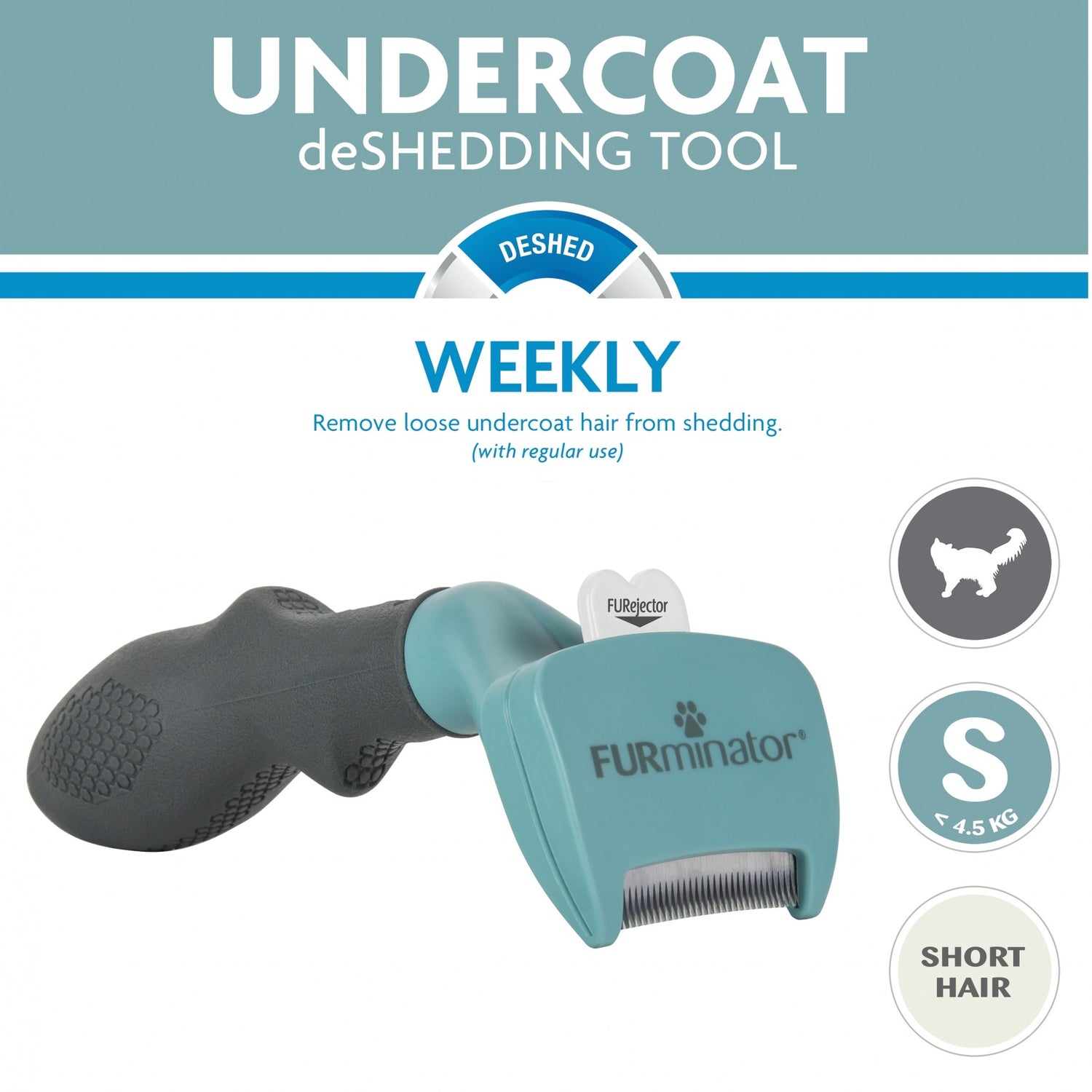 Brosse Furminator poils courts