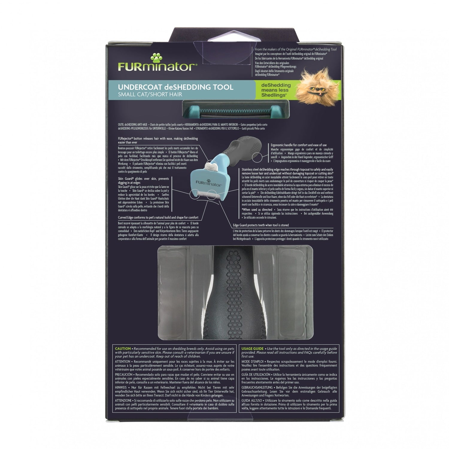 Brosse Furminator poils courts