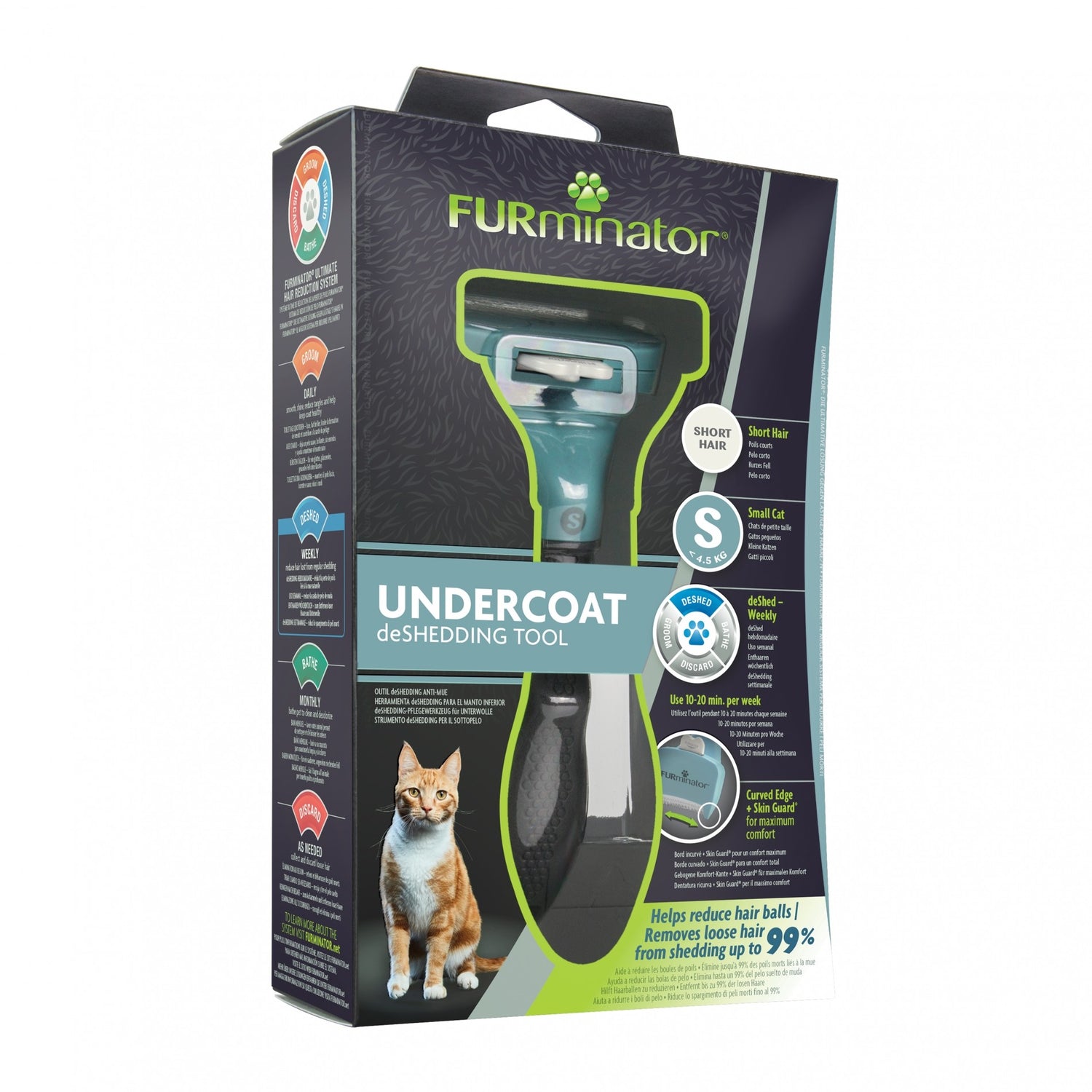 Brosse Furminator poils courts