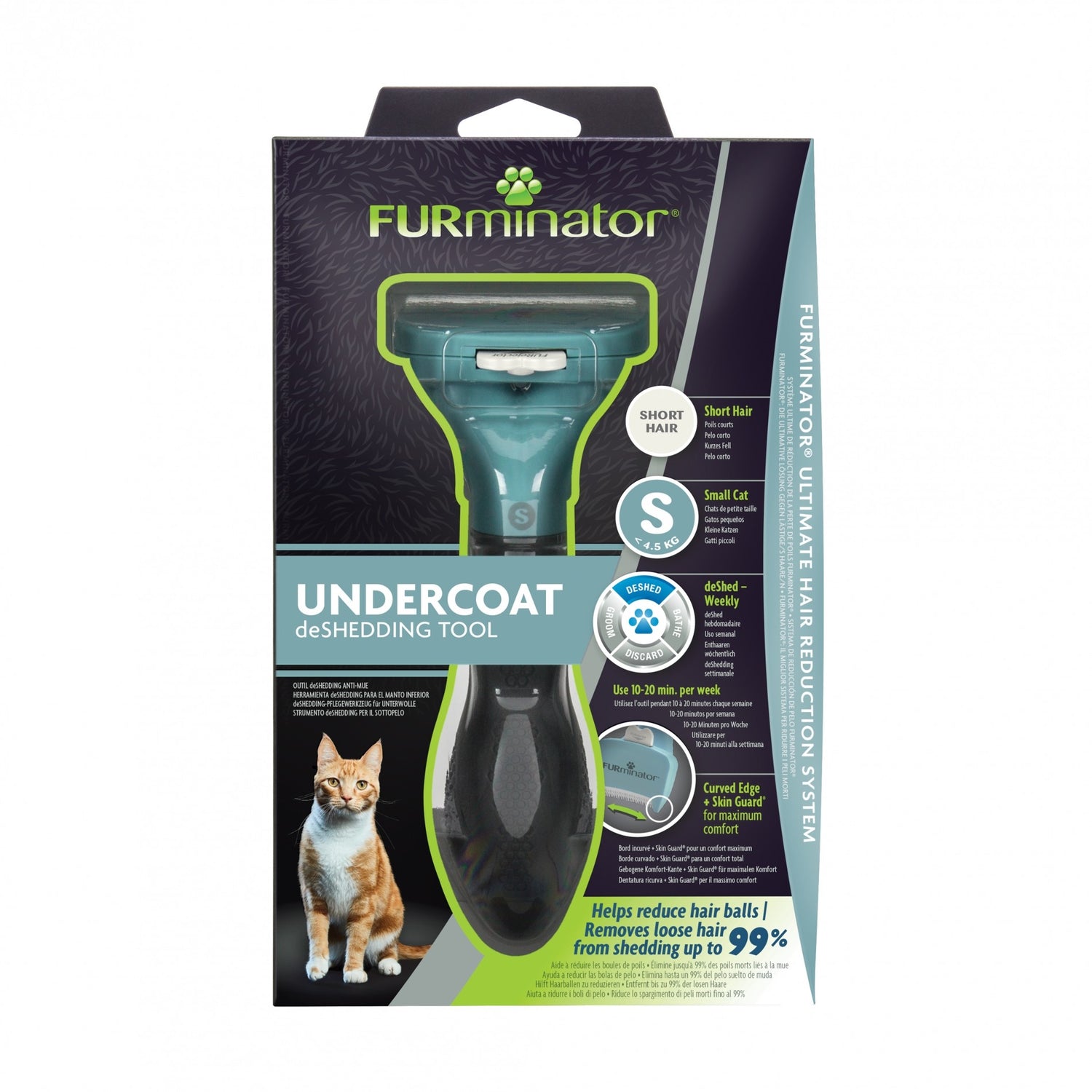 Brosse Furminator poils courts