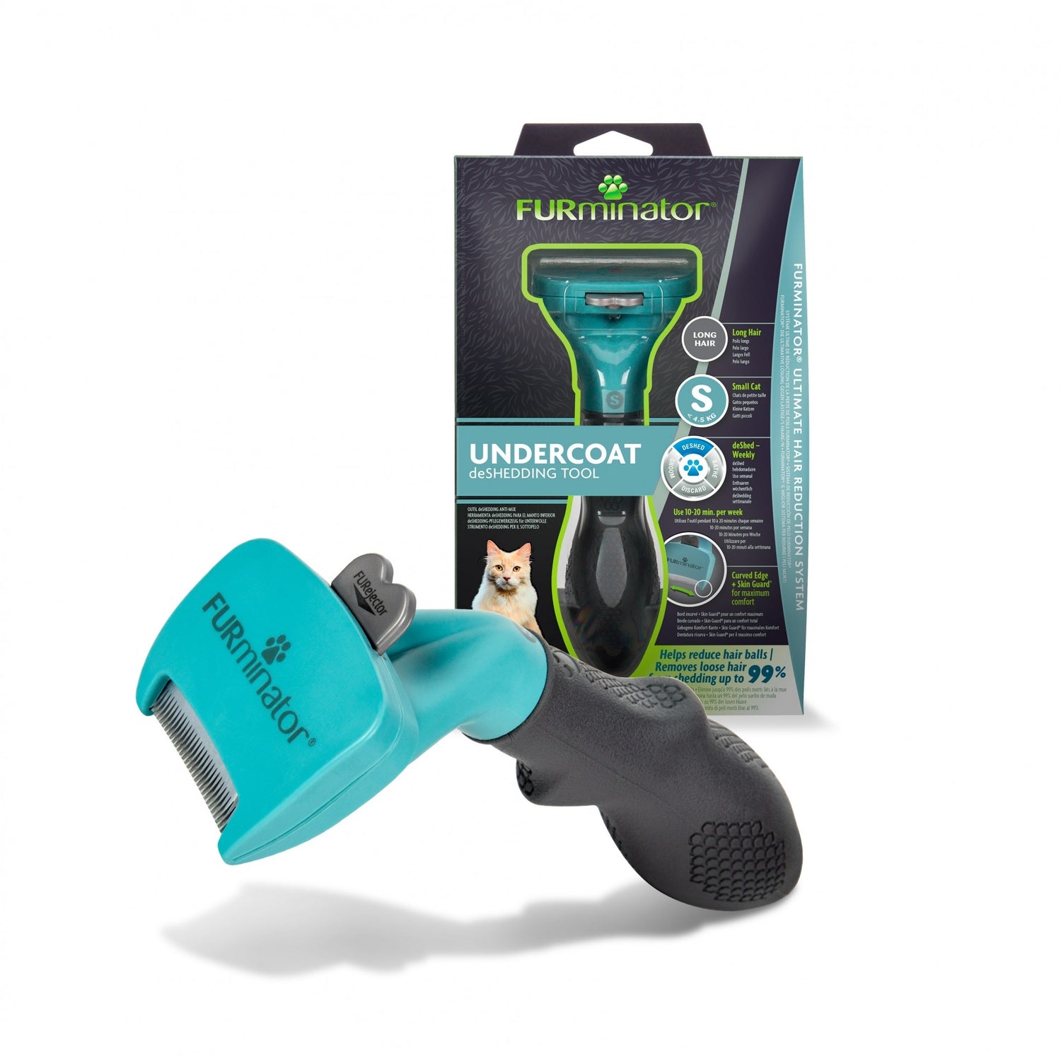 Brosse Furminator poils courts