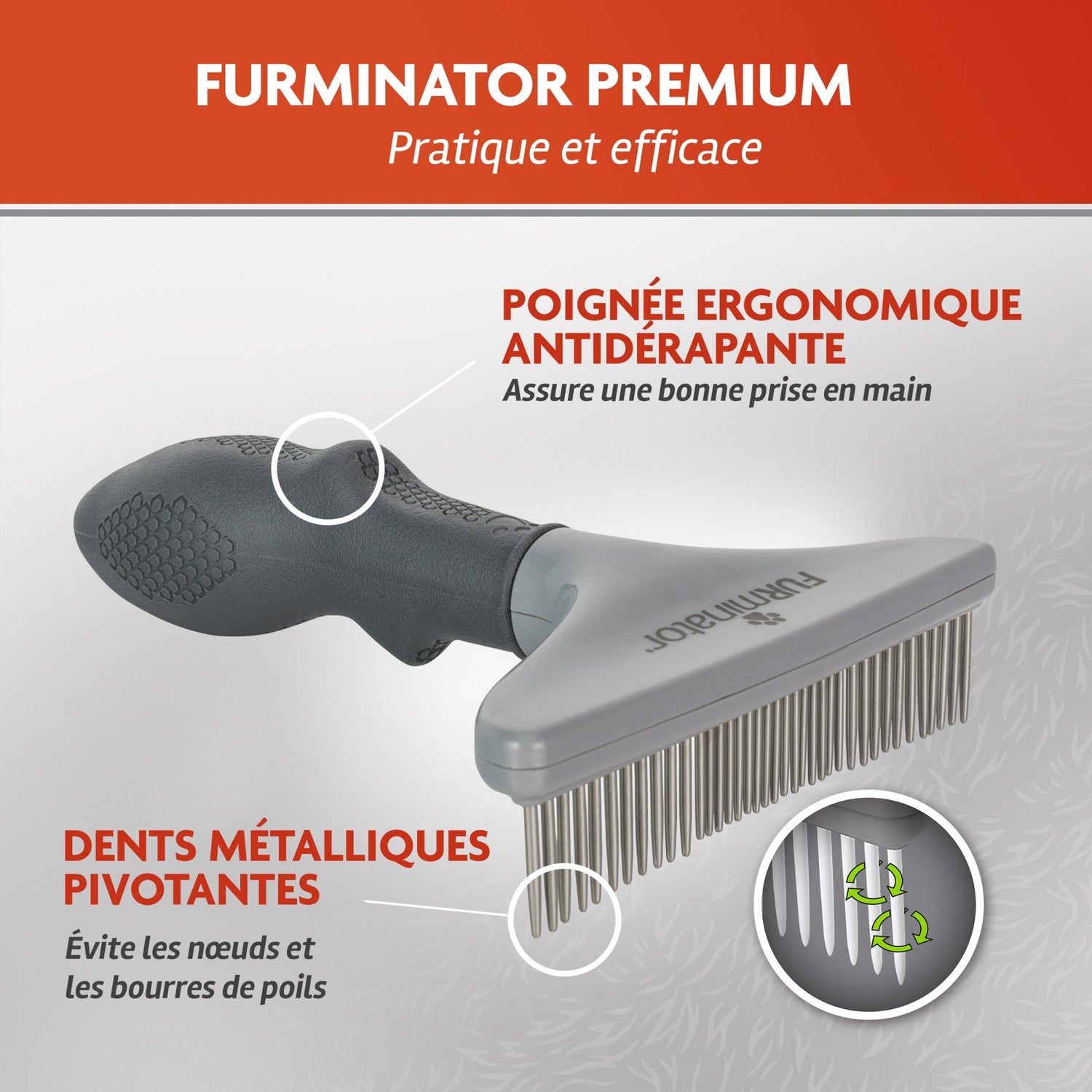 Râteau de toilettage