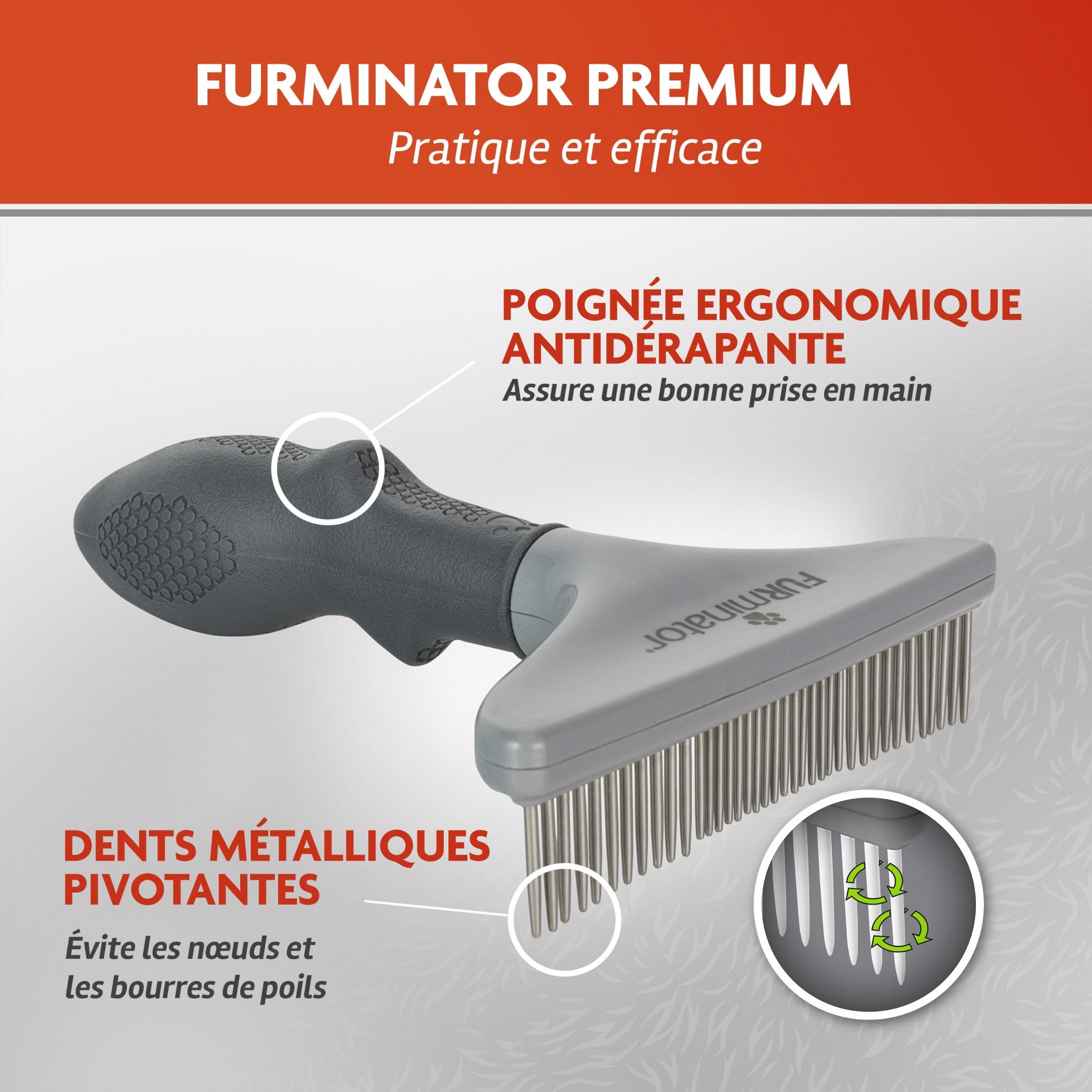 Râteau de toilettage