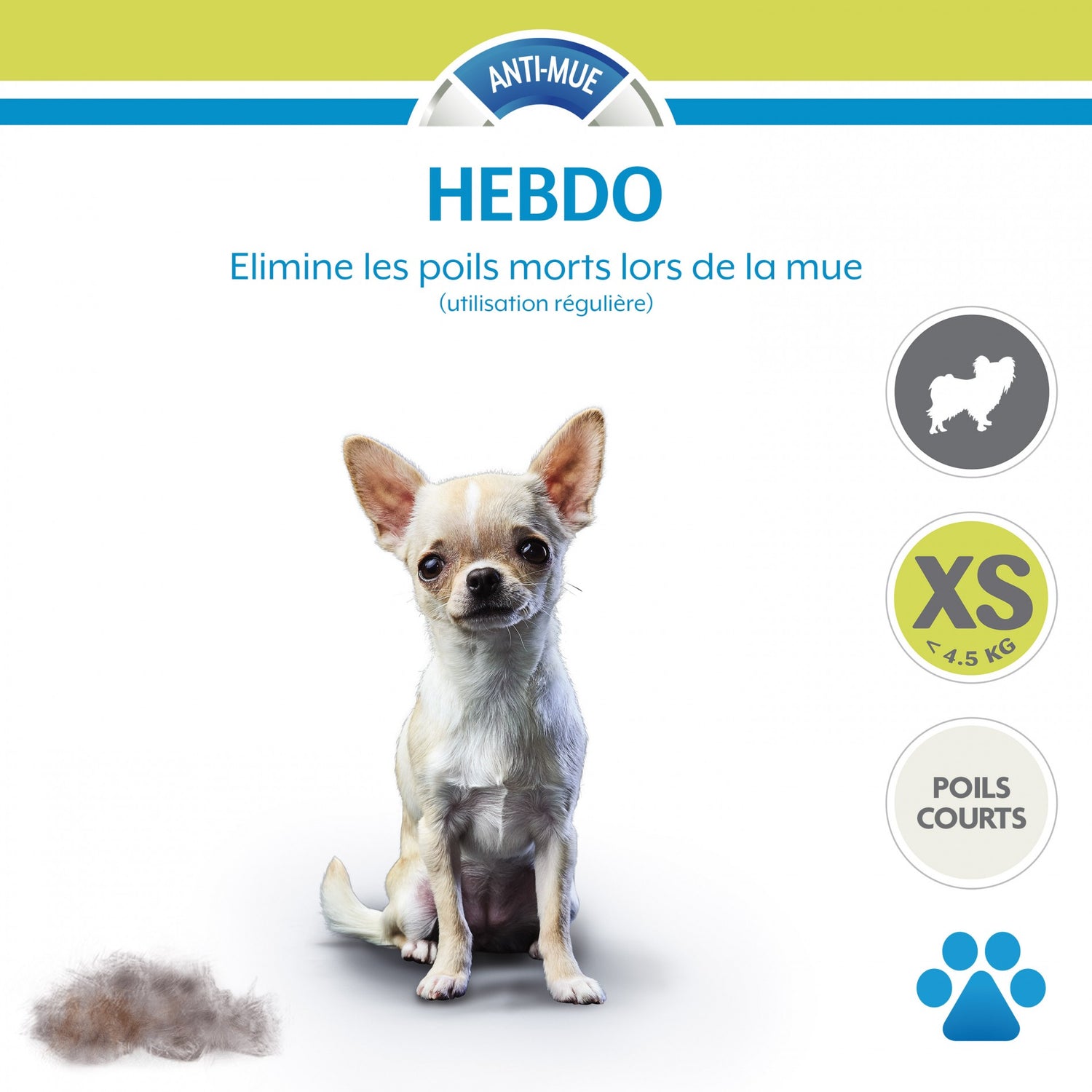 Brosse Furminator poils courts