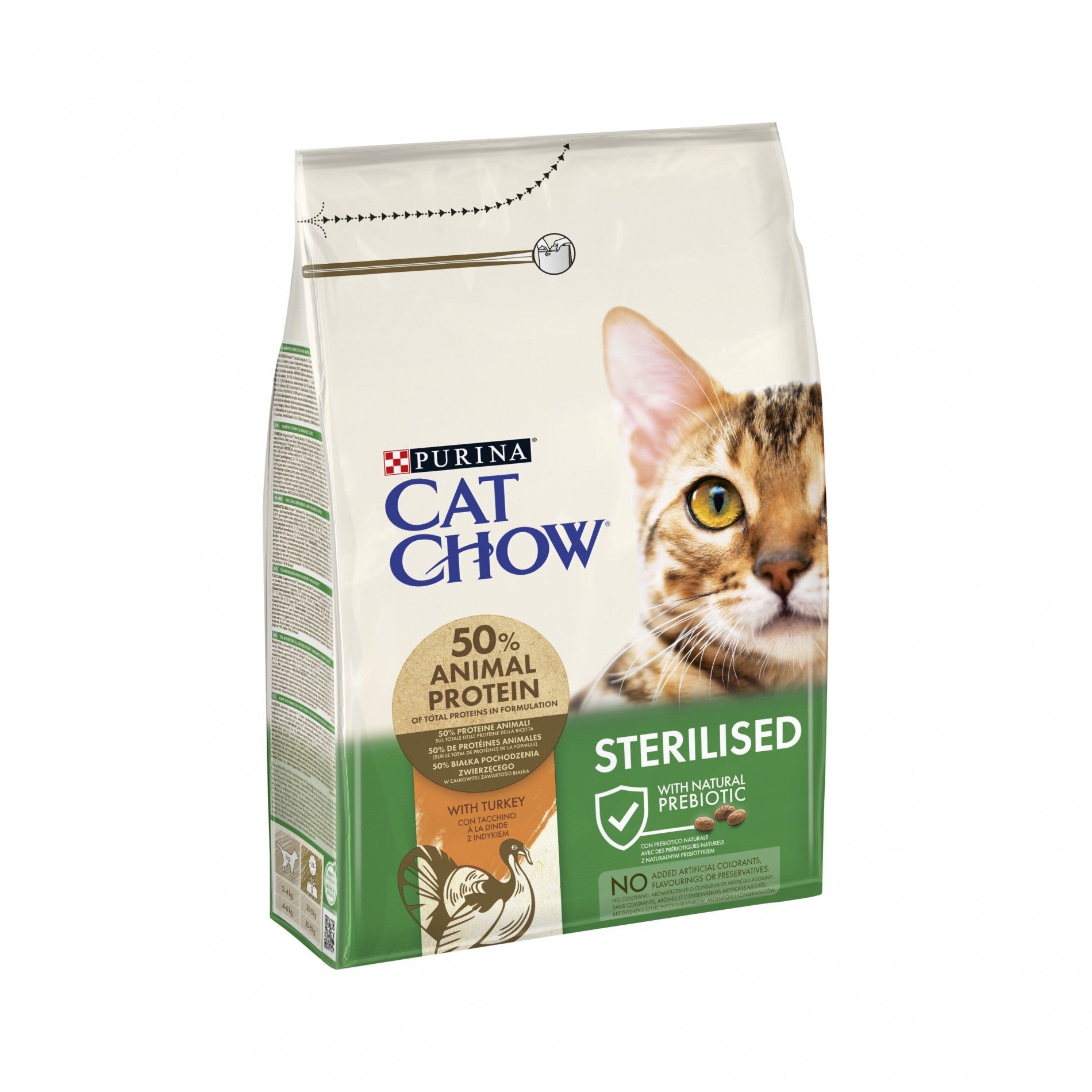 PURINA CAT CHOW Sterilised à la Dinde - Croquettes pour chat