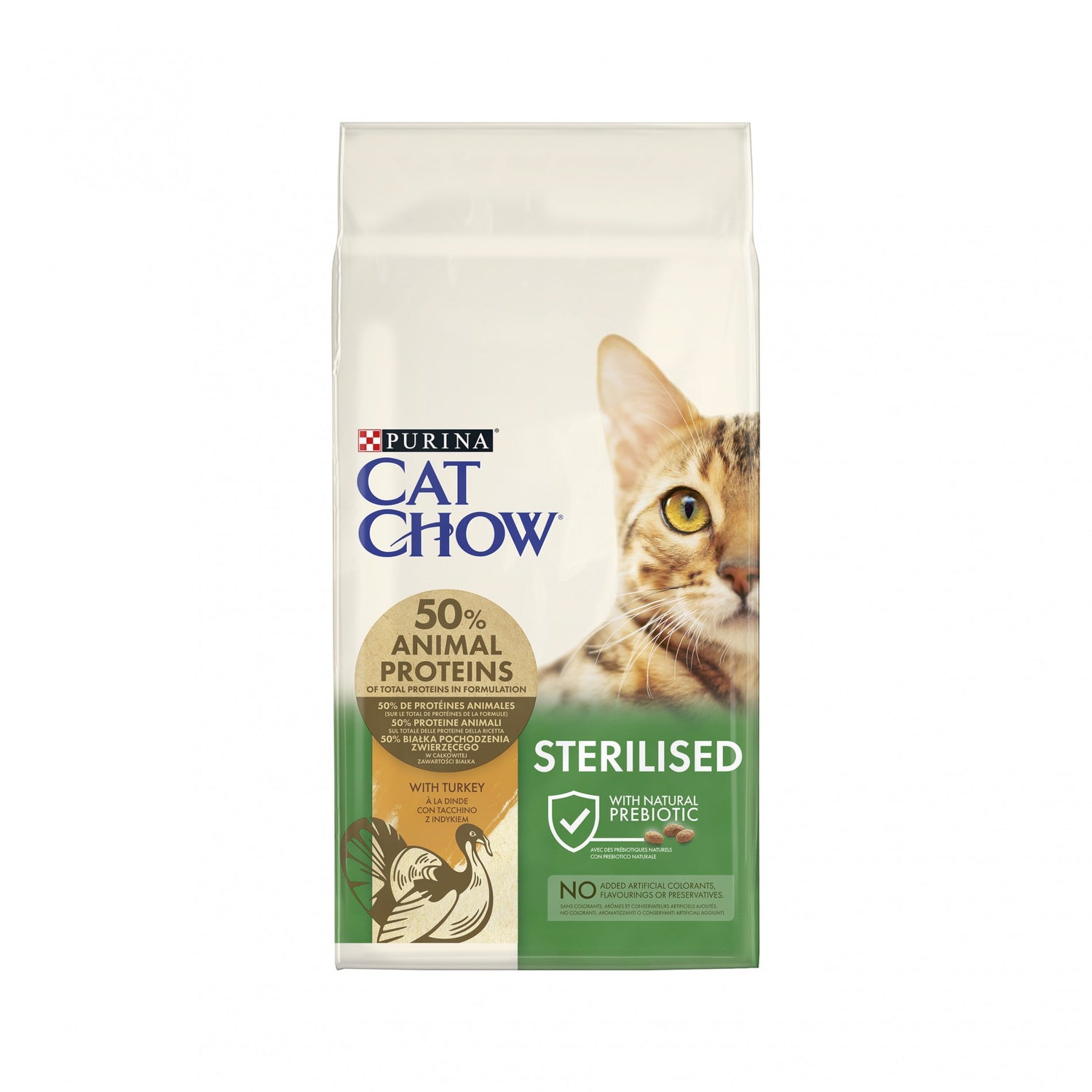 PURINA CAT CHOW Sterilised à la Dinde - Croquettes pour chat