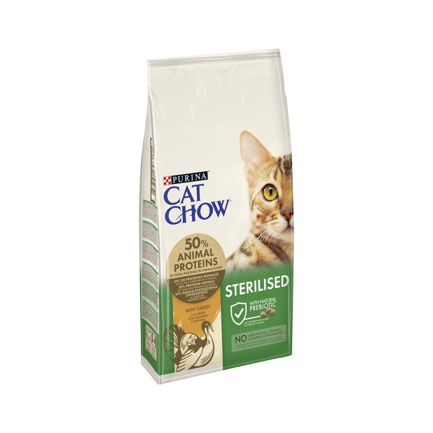 PURINA CAT CHOW Sterilised à la Dinde - Croquettes pour chat