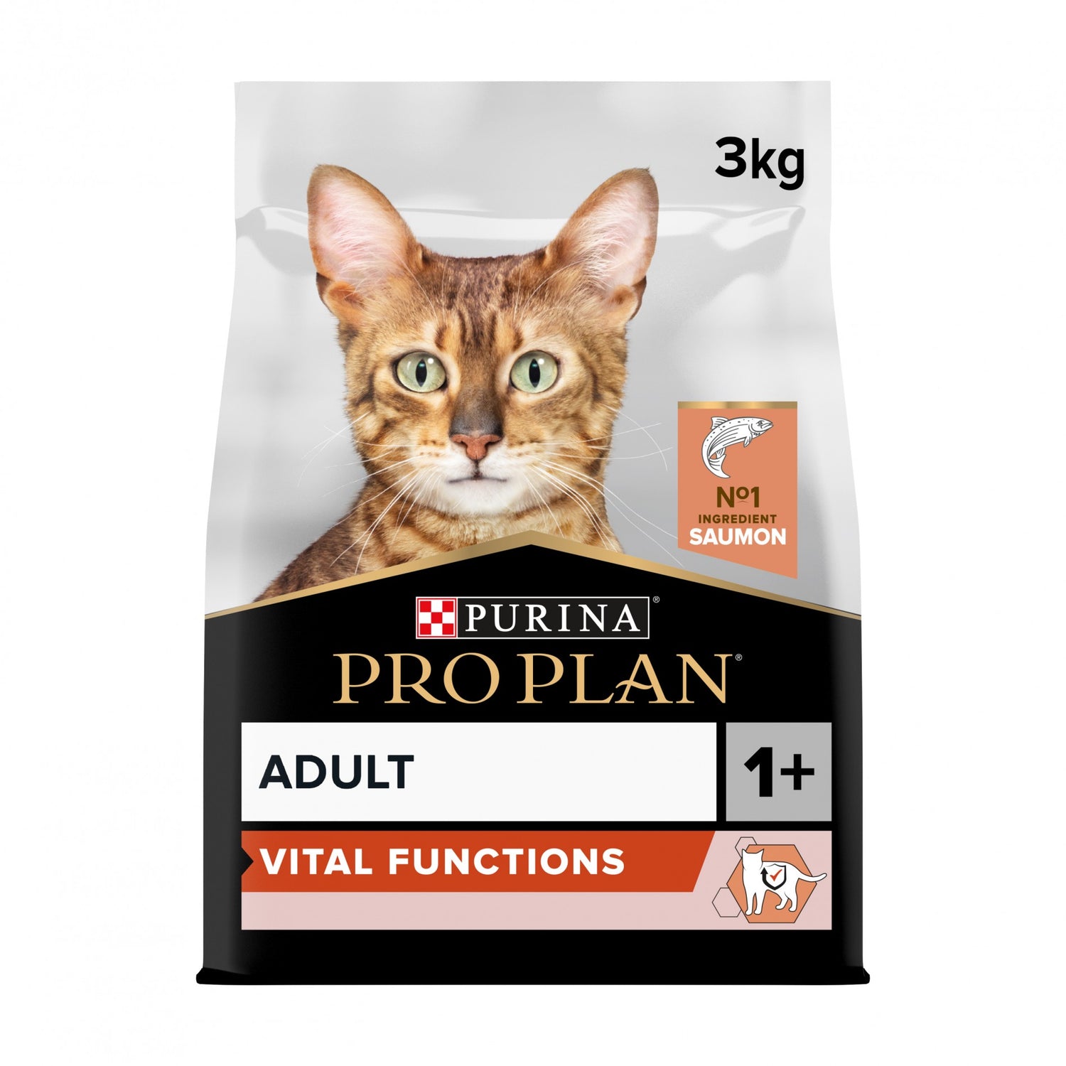 PRO PLAN Vital Functions Adult au Saumon - Croquettes pour chat