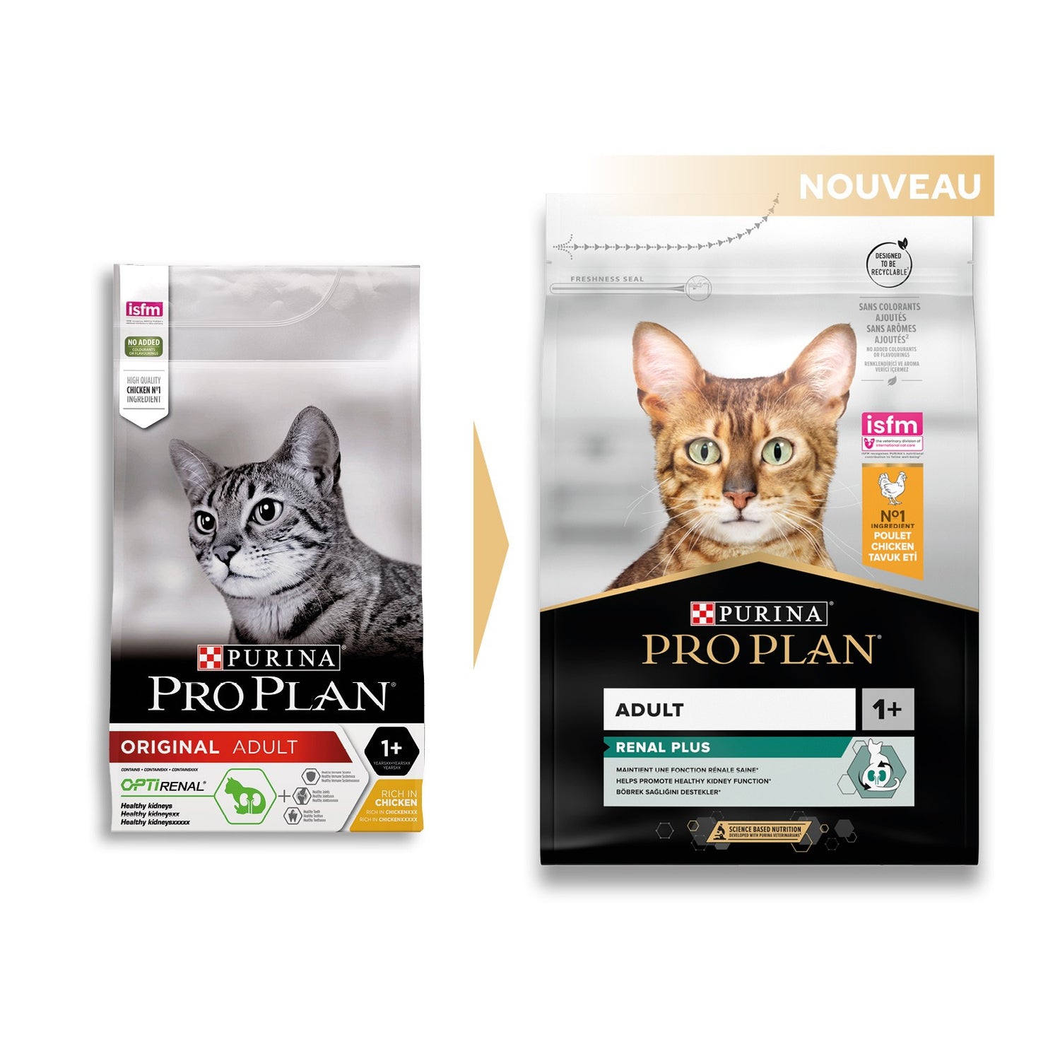 PRO PLAN Renal Plus Adult au Poulet - Croquettes pour chat