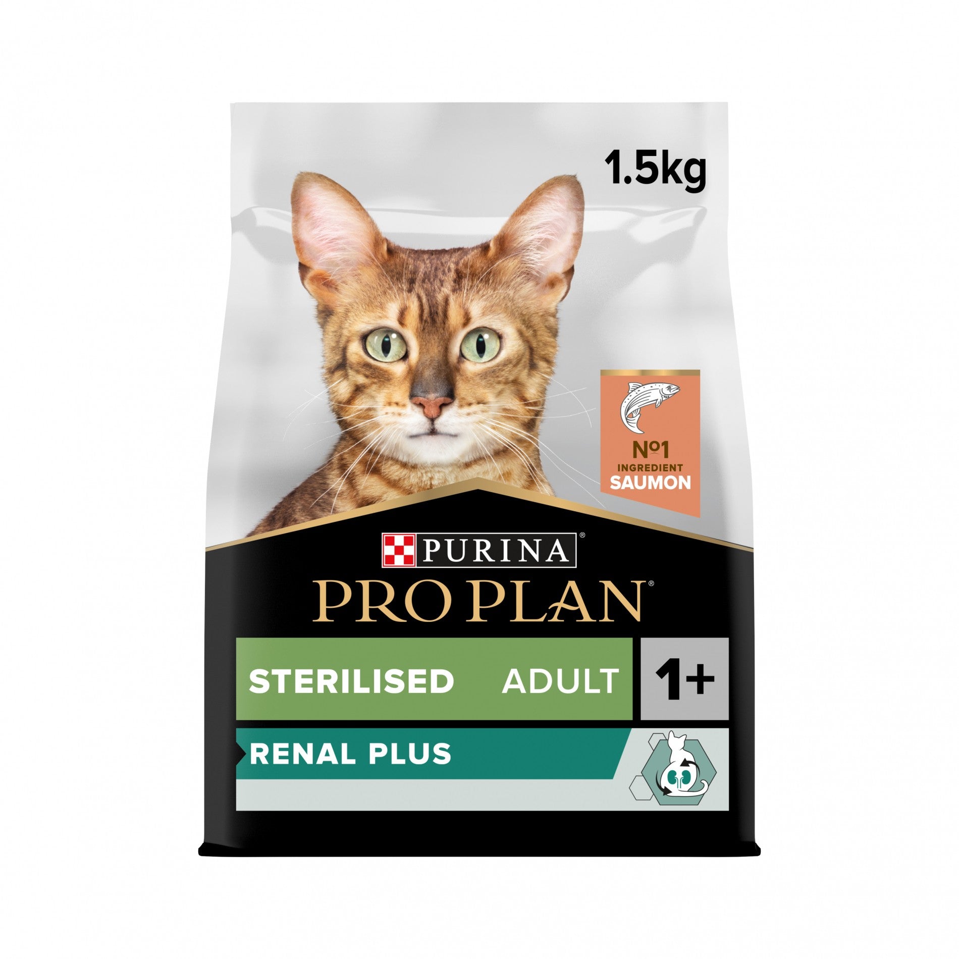 PRO PLAN Renal Plus Sterilised Adult au Saumon - Croquettes pour chat