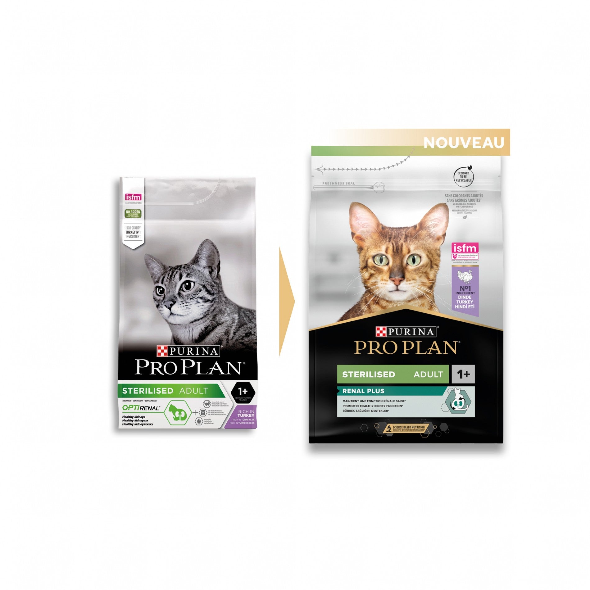 PRO PLAN Renal Plus Sterilised Adult à la Dinde - Croquettes pour chat