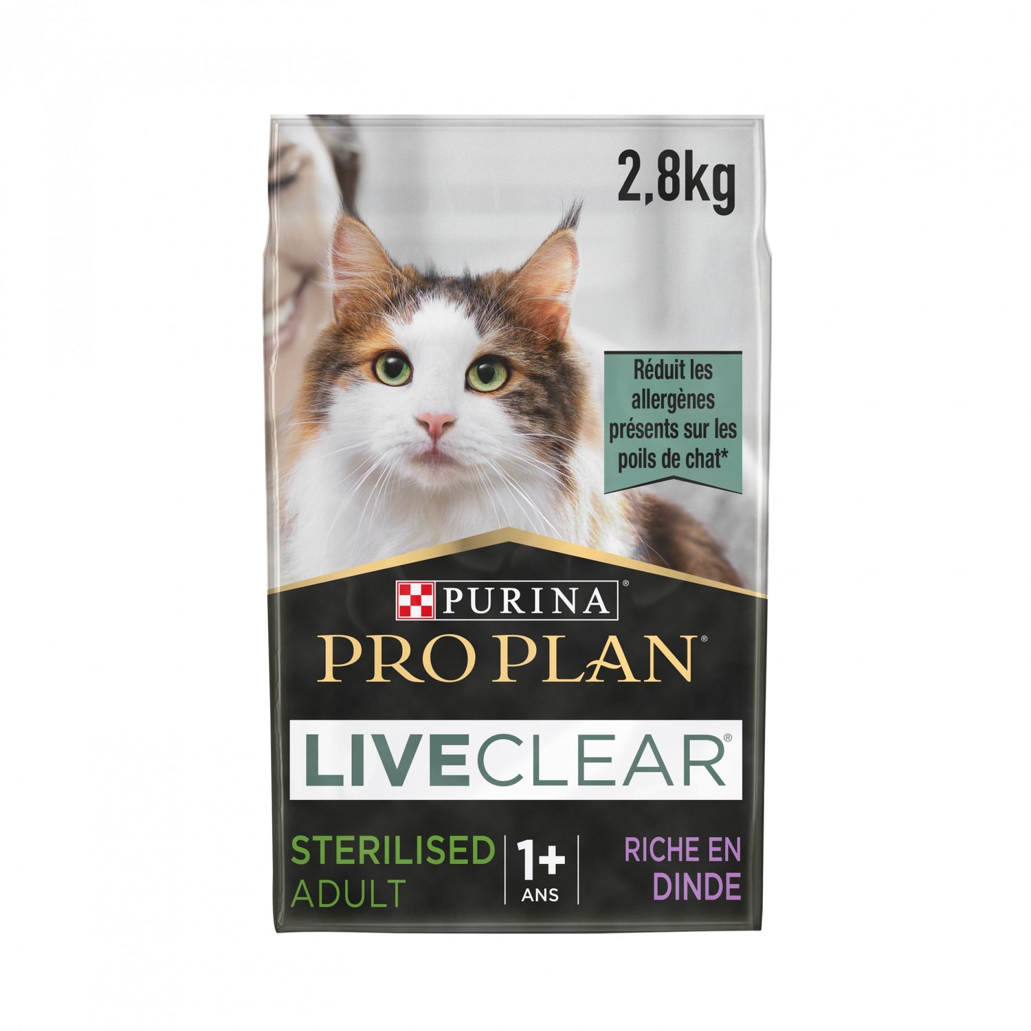 PRO PLAN LiveClear Sterilised Adult à la Dinde - Croquettes pour chat