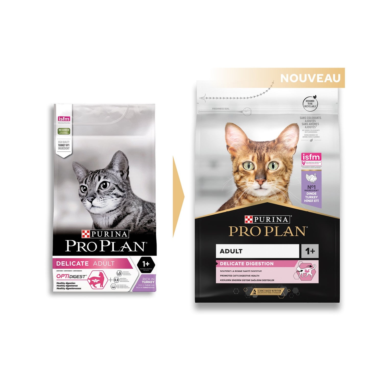 PRO PLAN Delicate Digestion Adult à la Dinde - Croquettes pour chat